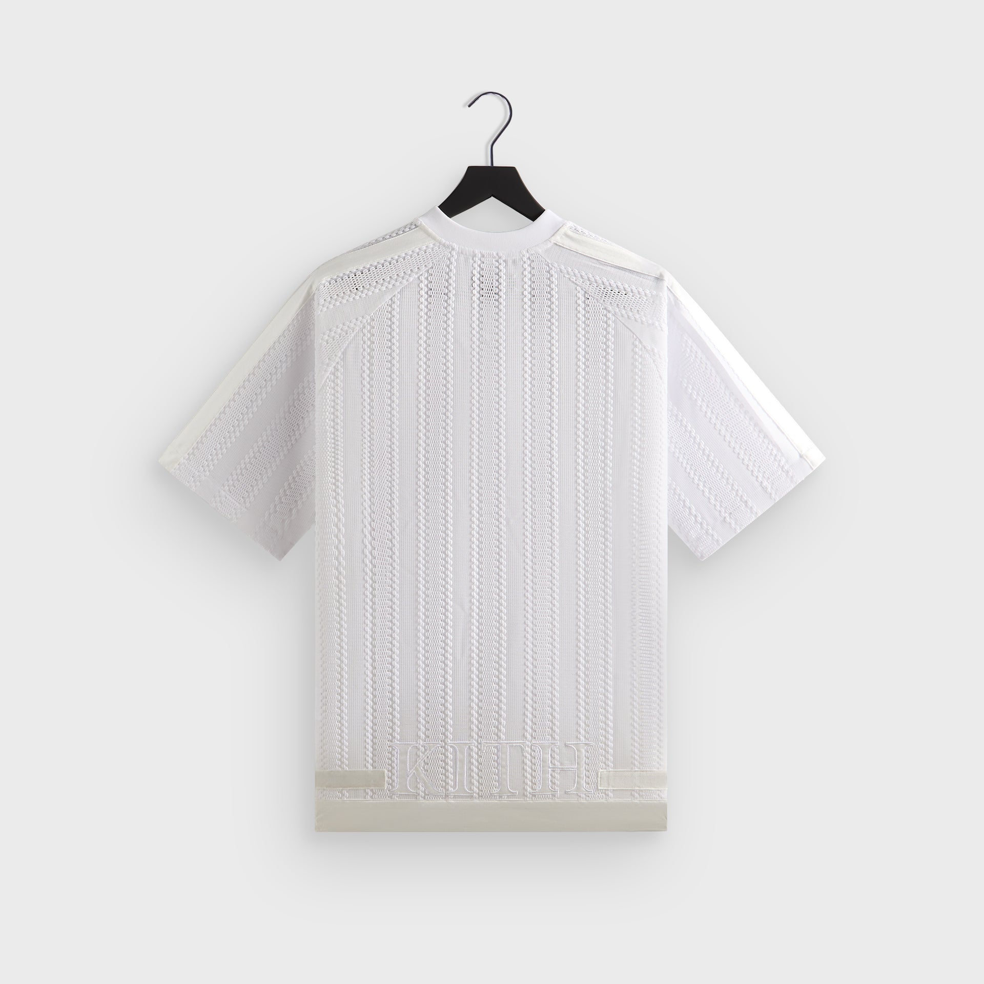 Kith Leon Short Sleeve Lace Combo Jersey - White