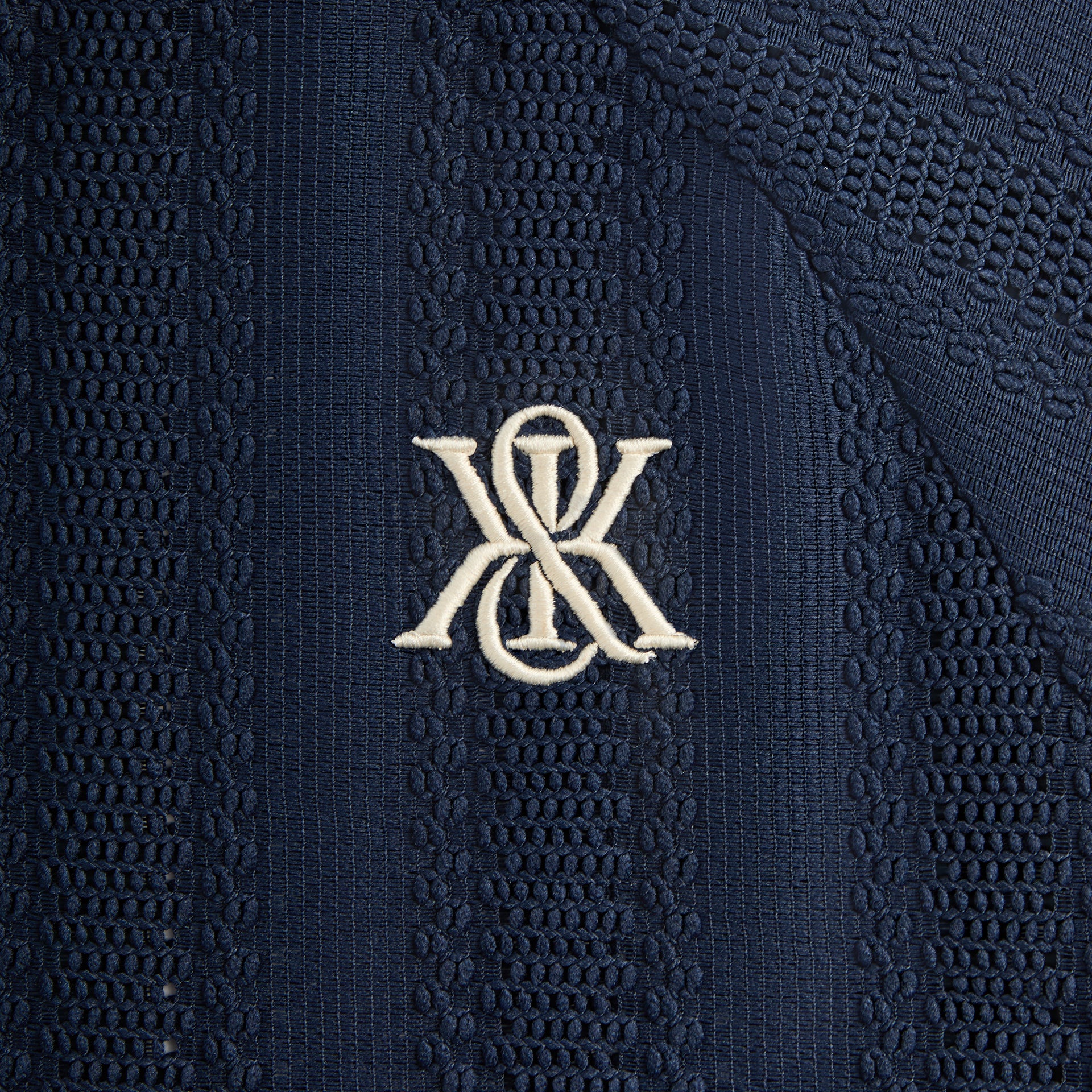 Kith Leon Short Sleeve Lace Combo Jersey - Nocturnal