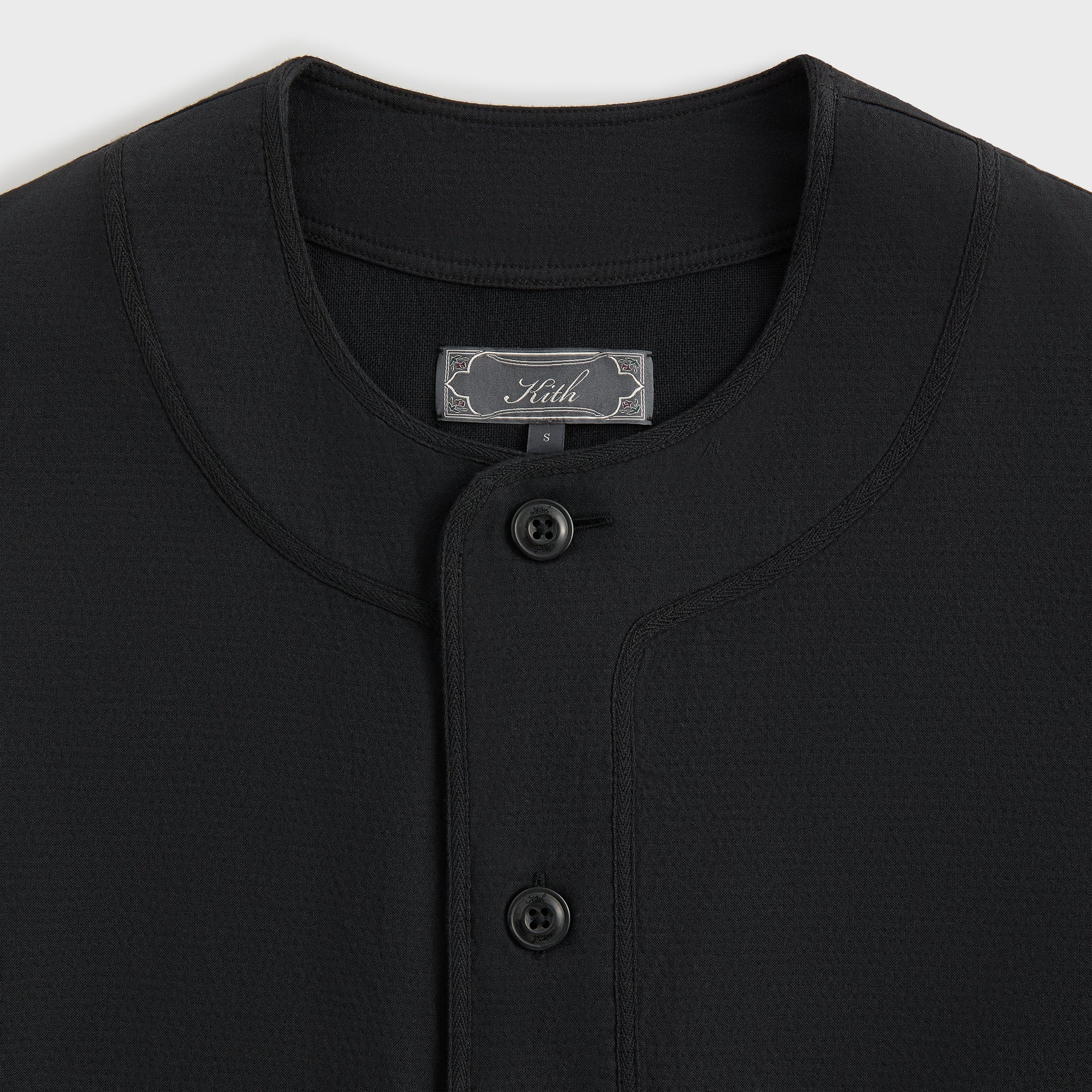 Kith Willis Baseball Shirt - Black