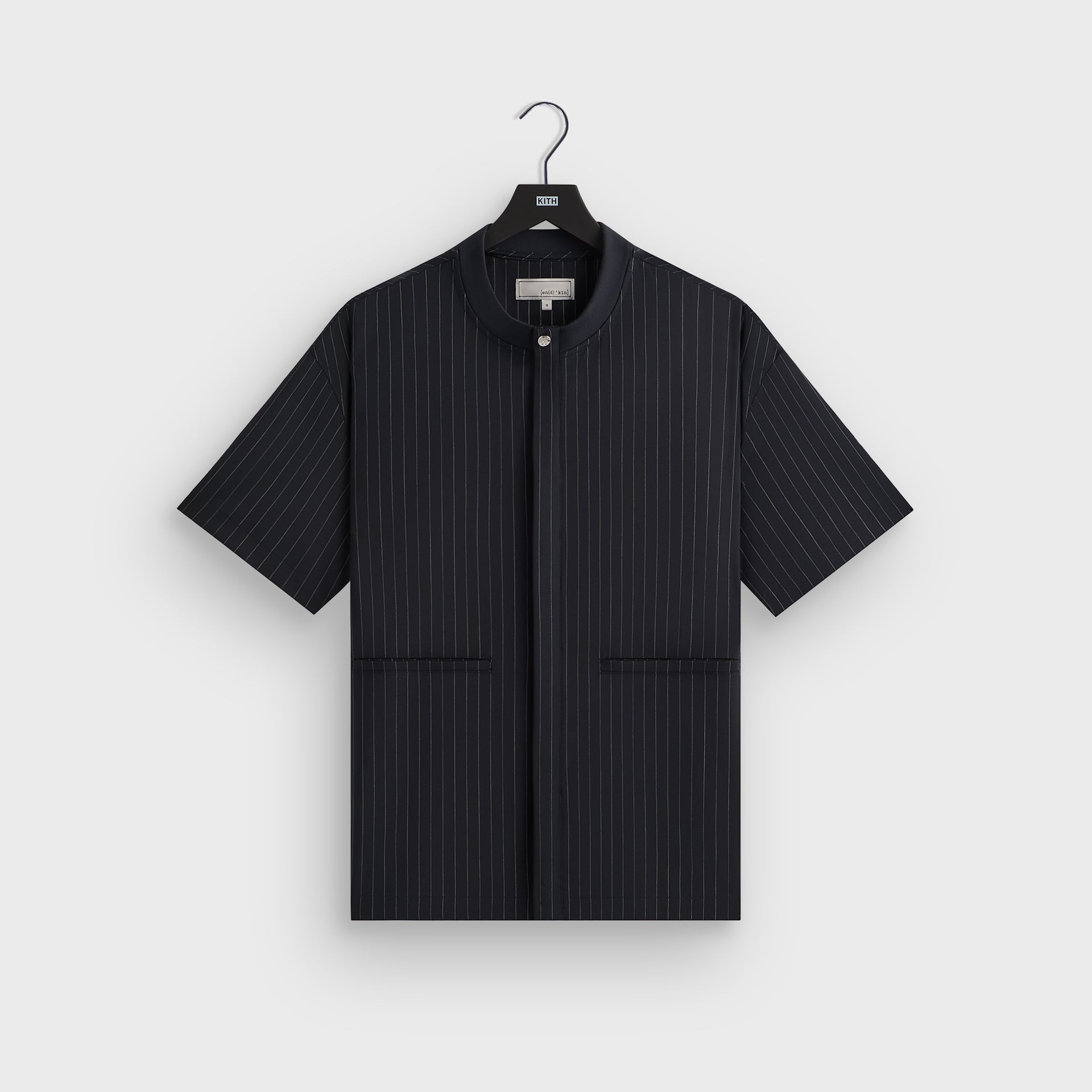 &Kin Tropical Wool Casper Shirt - Admiral