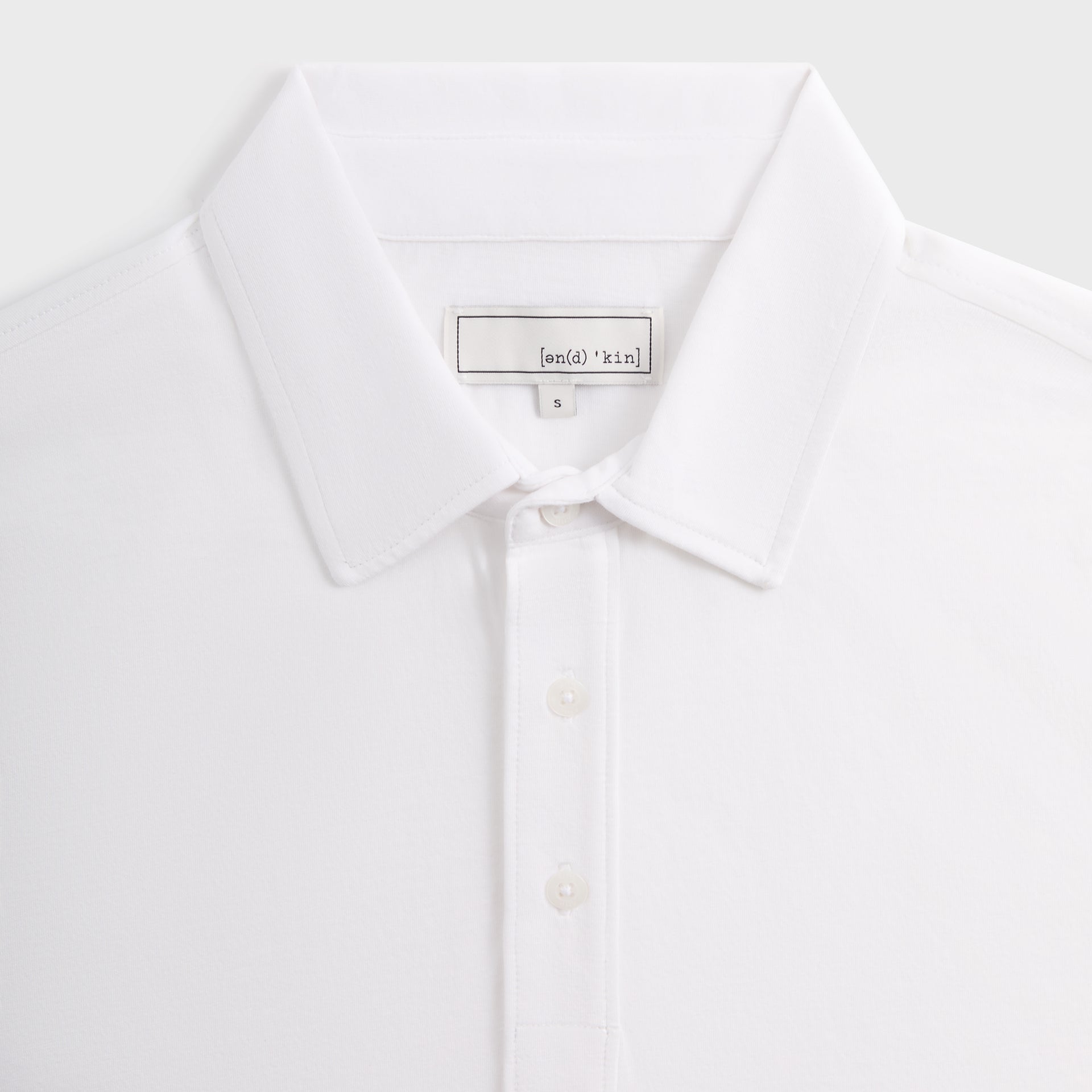 &Kin Pima Jersey Short Sleeve Heathrow Polo - White