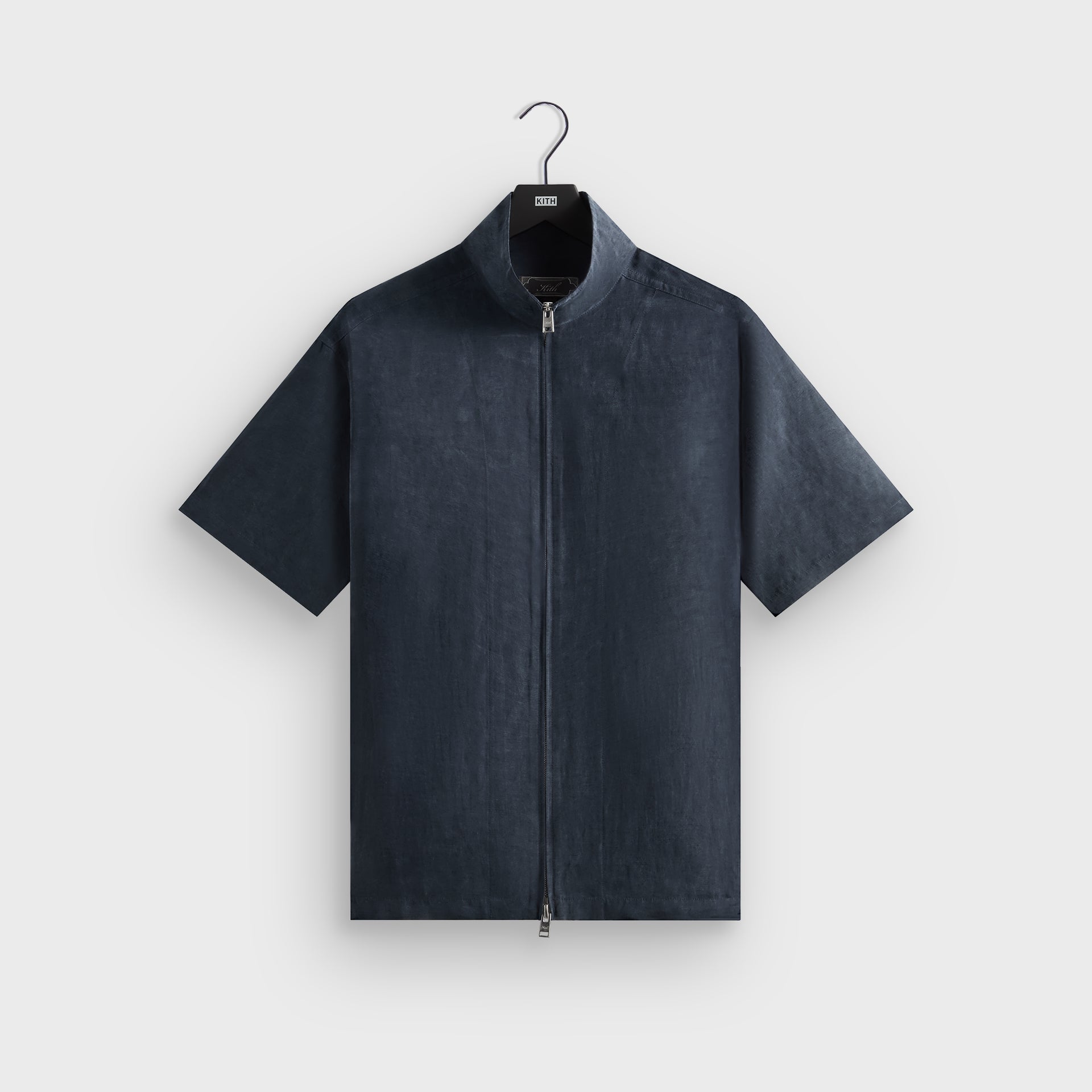 Kith Colton Zip Up Shirt - Nocturnal