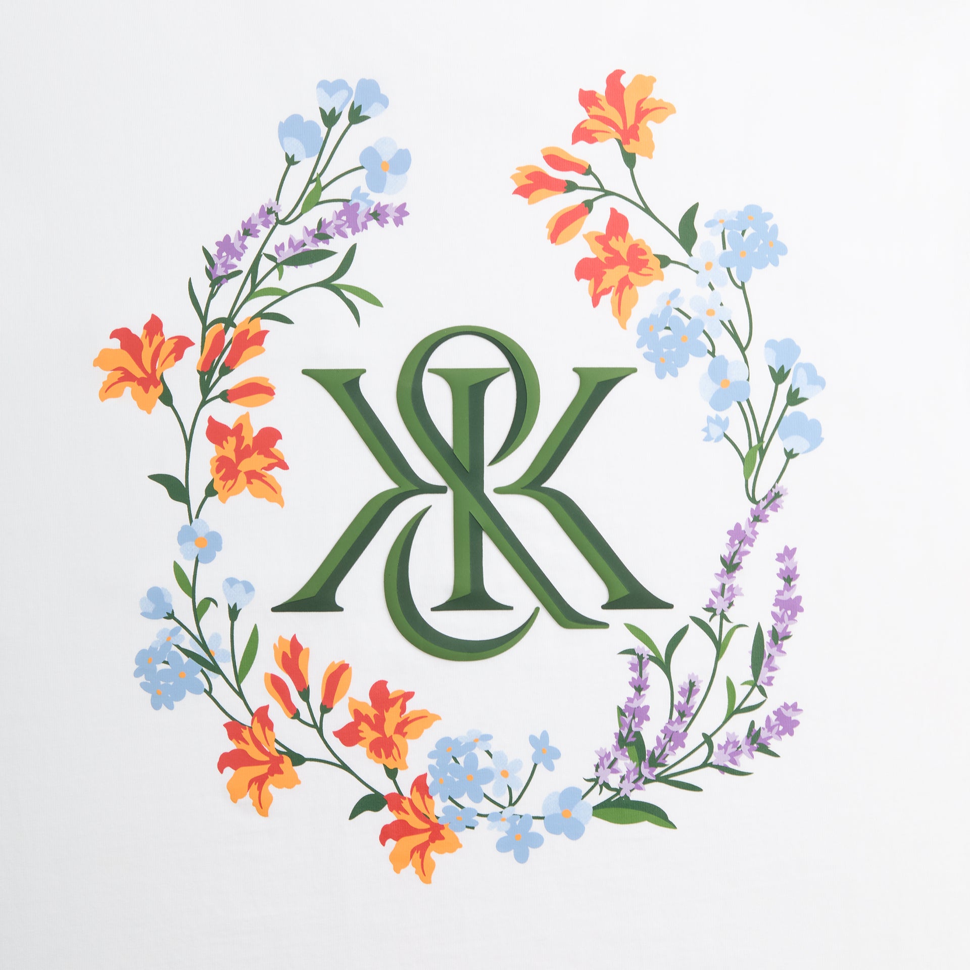 Kith K&K Floral Pocket Tee - White