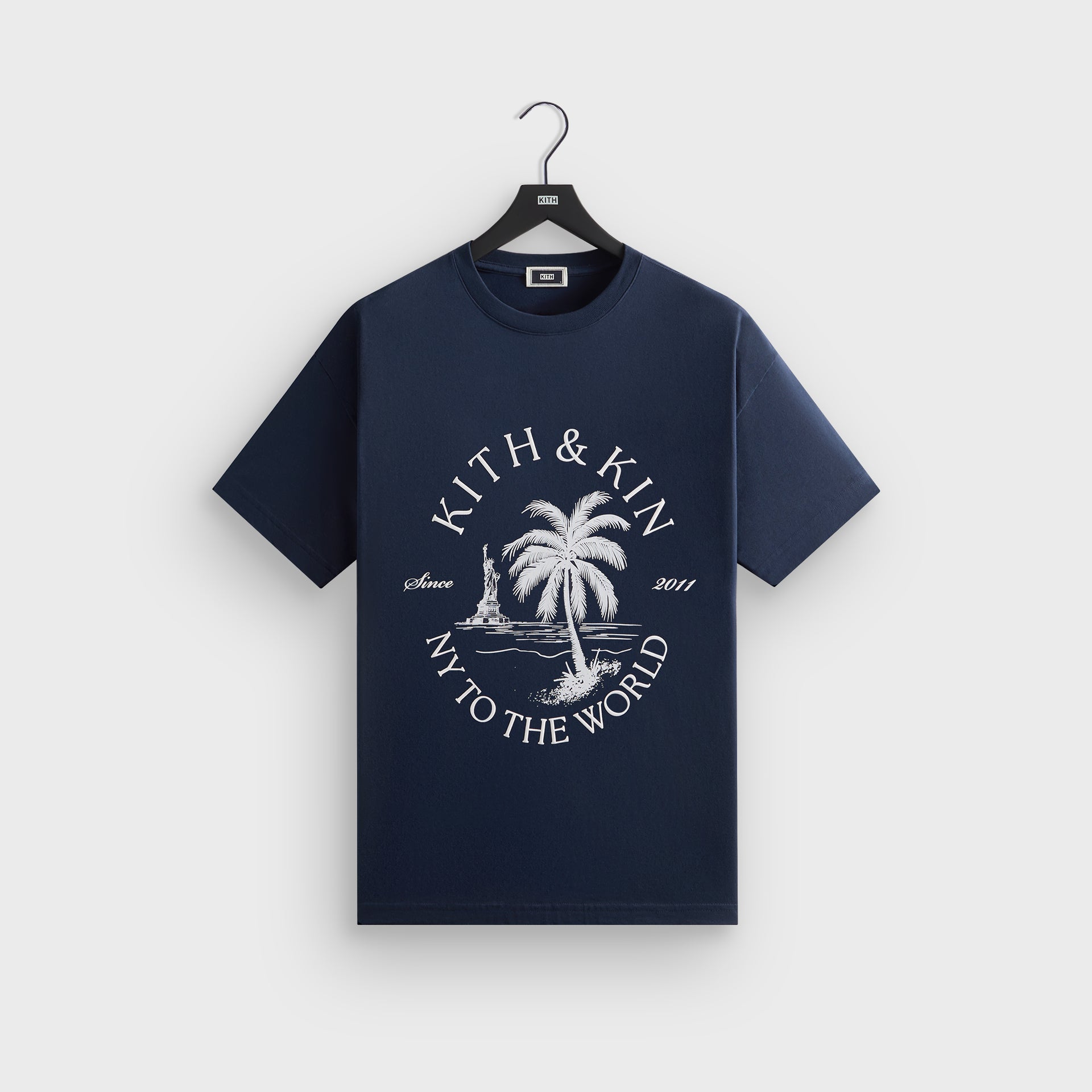 Kith NY to the World Palm Pocket Tee - Nocturnal