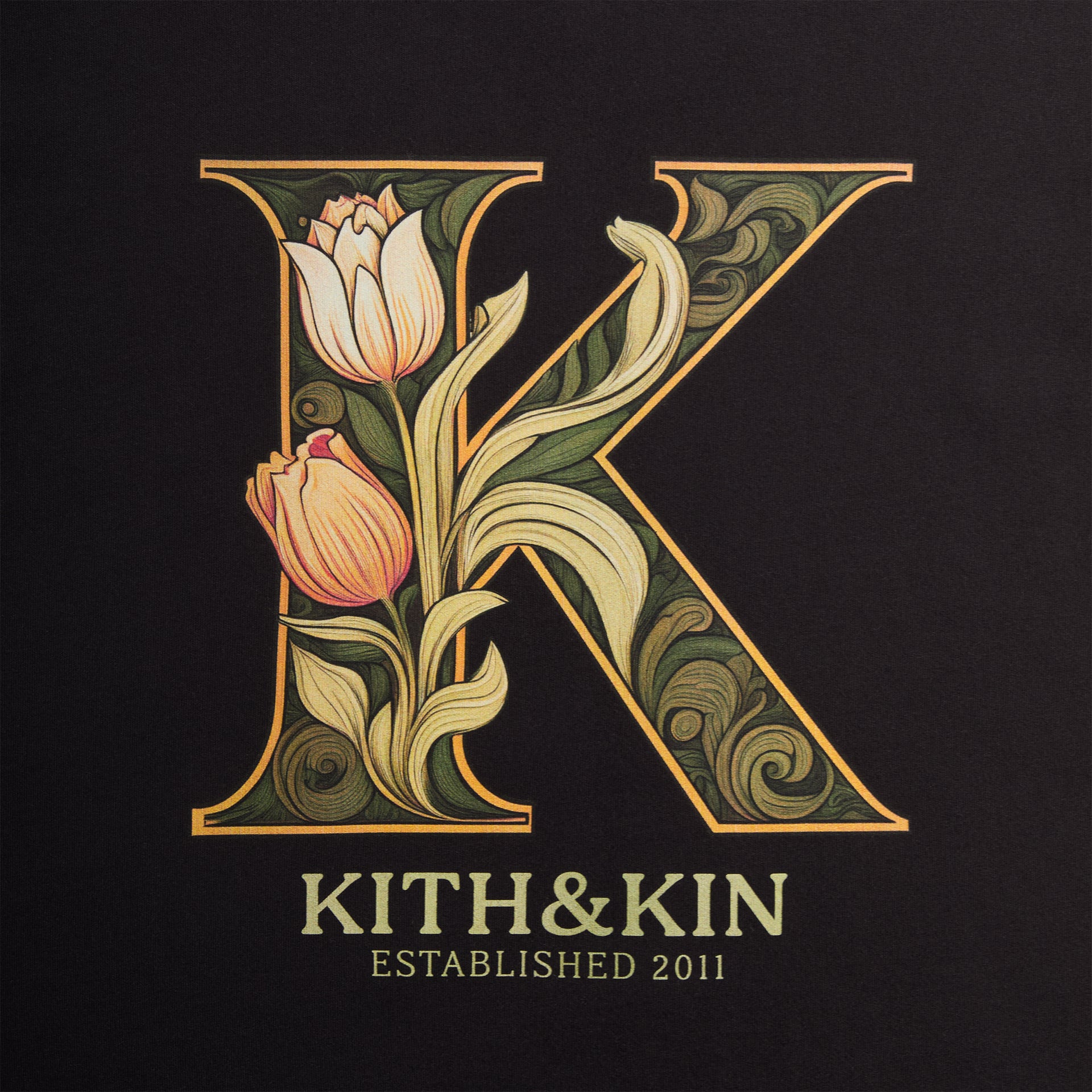 Kith Tulip K Tee - Black