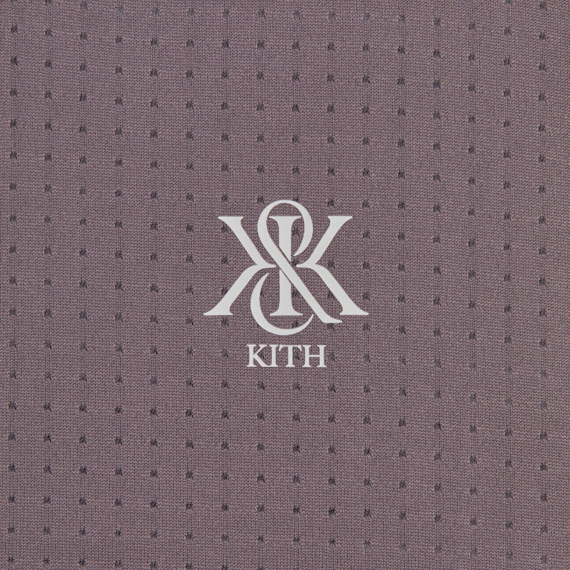 Kith Long Sleeve Panelled Otto Tee - Dusty Mauve