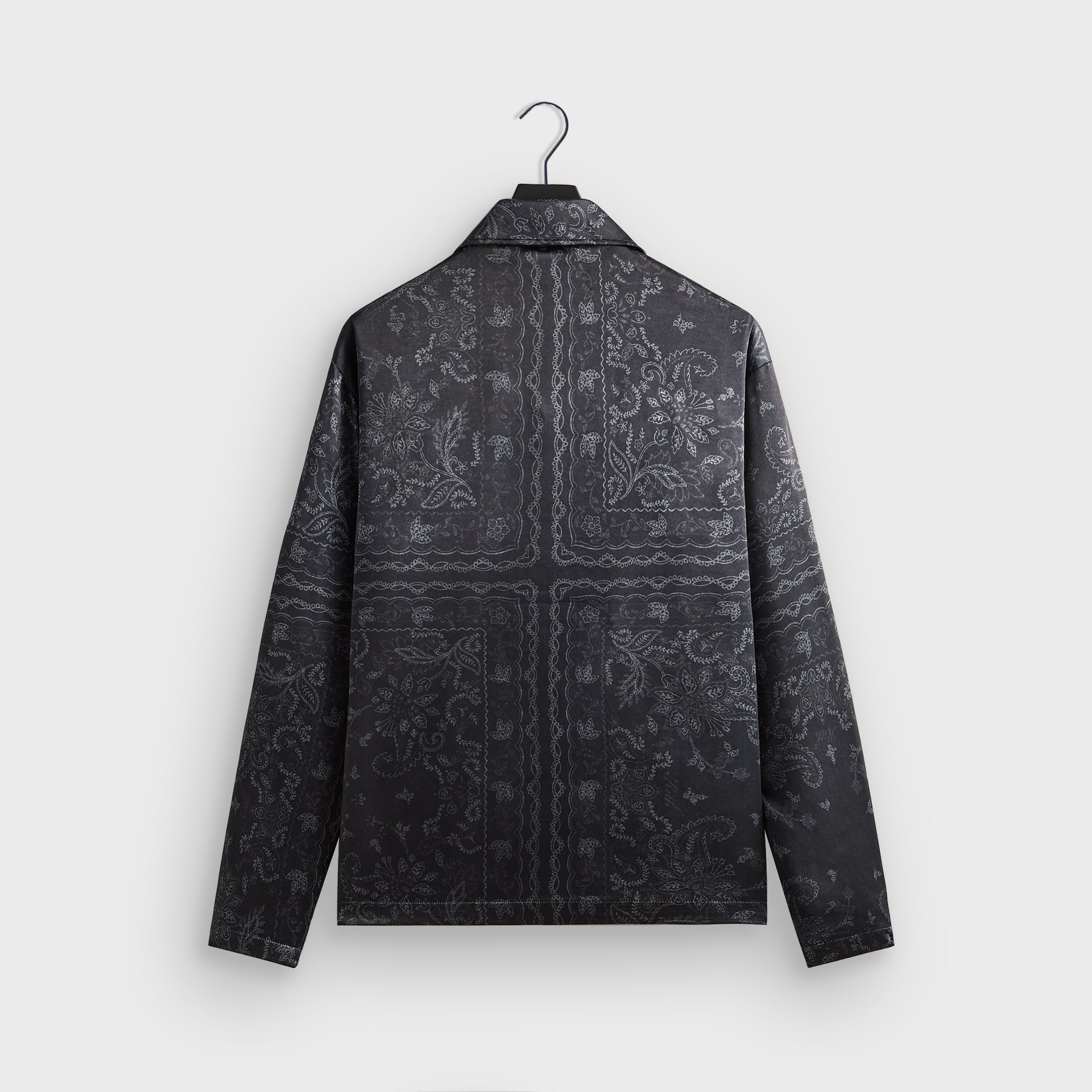 Kith Panelled Bandana Long Sleeve Coaches Jacket - Black