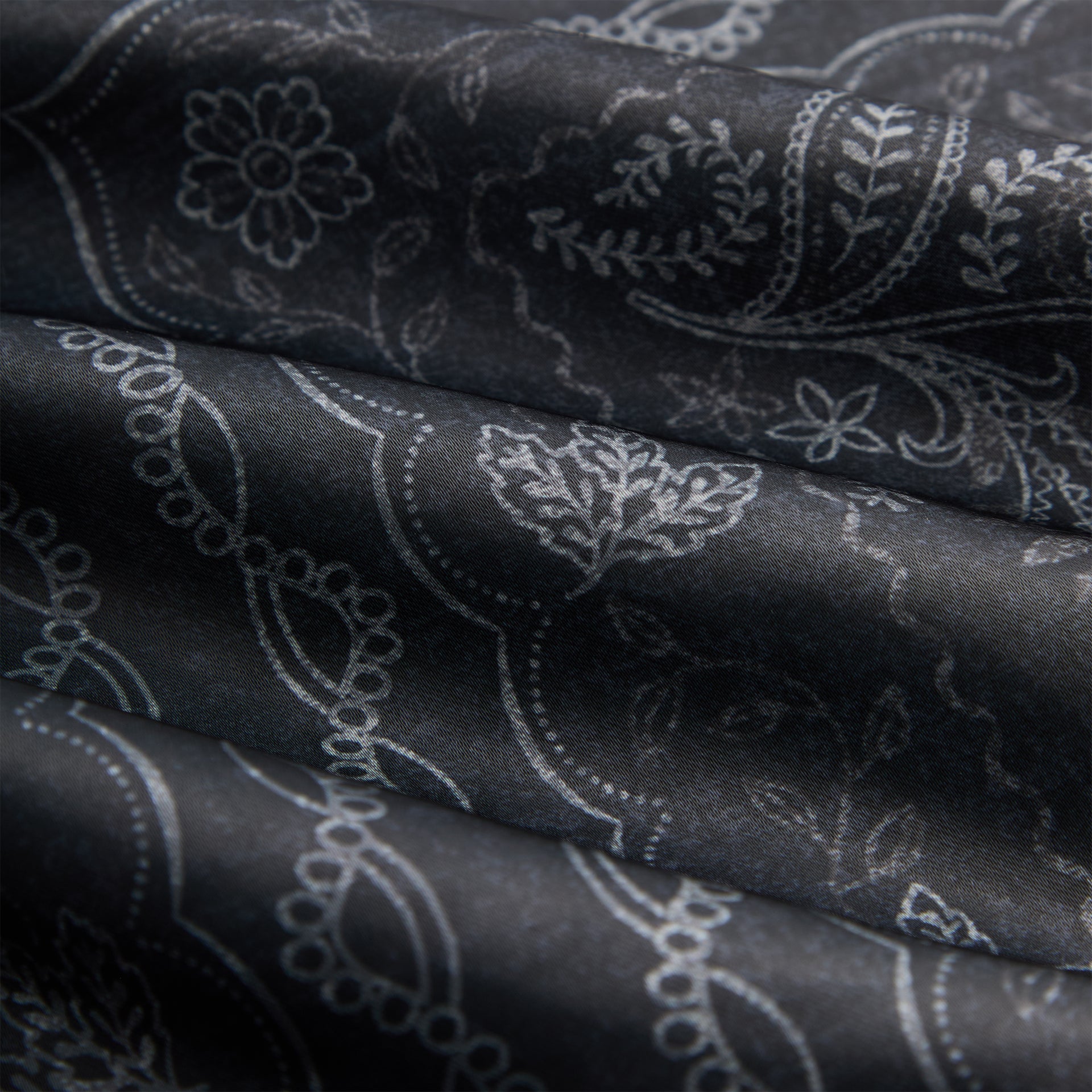 Kith Panelled Bandana Long Sleeve Coaches Jacket - Black