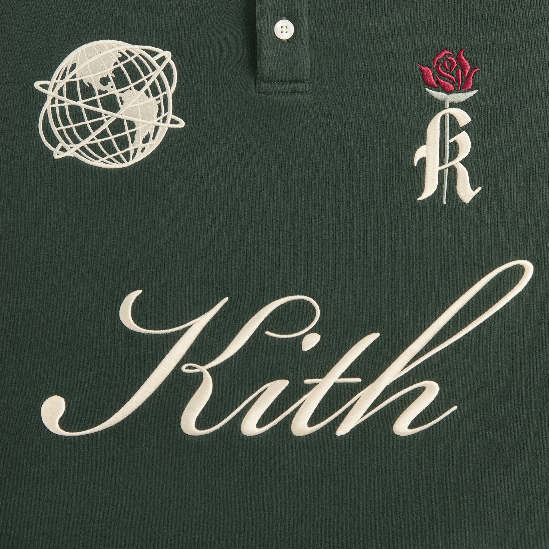 Kith Script Nelson Collared Pullover - Stadium