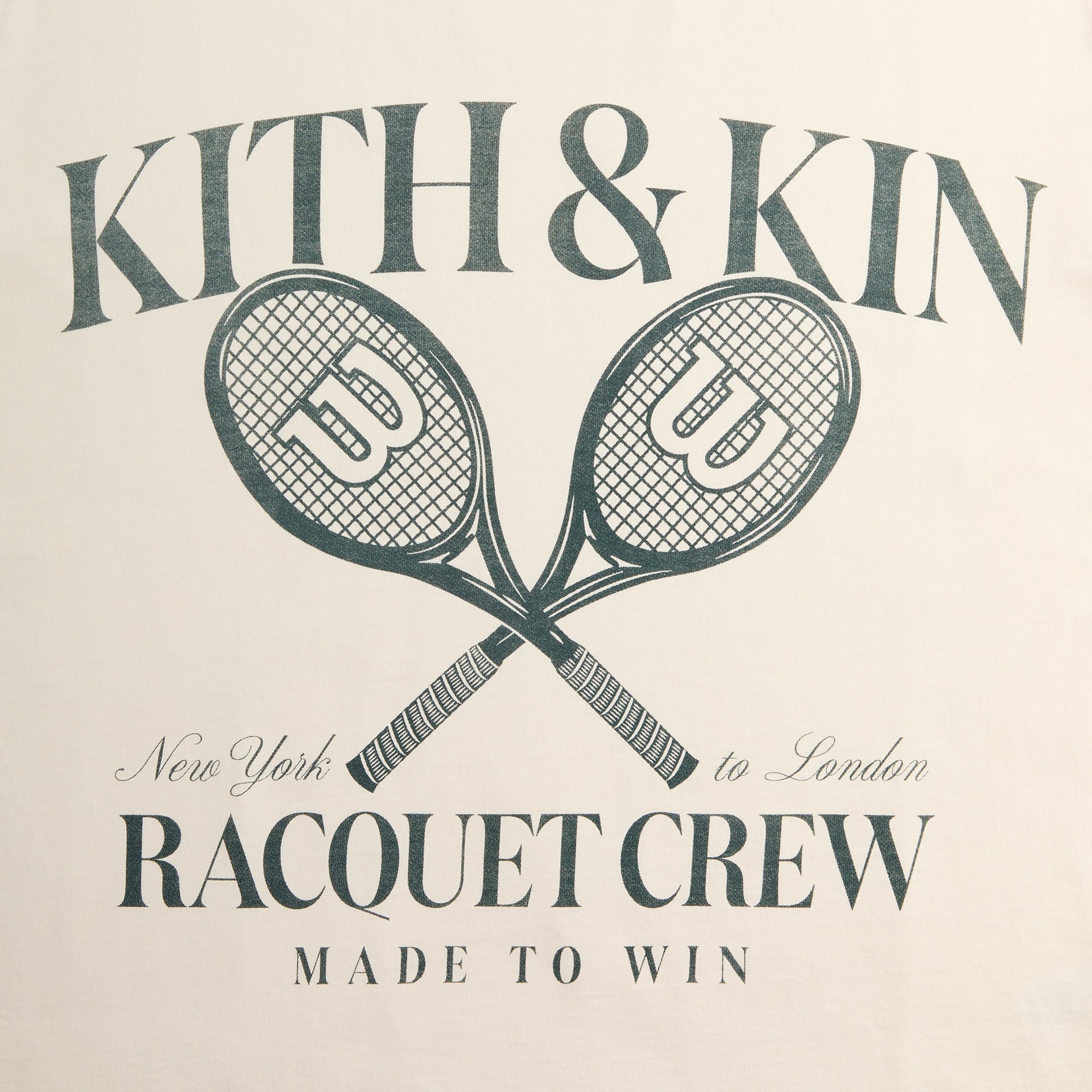 Kith for Wilson Racquet Crew Vintage Tee - Sandrift