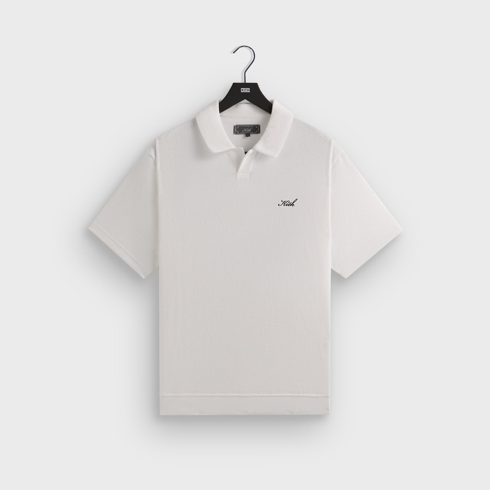 Kith Plush Terry Leo Polo - White