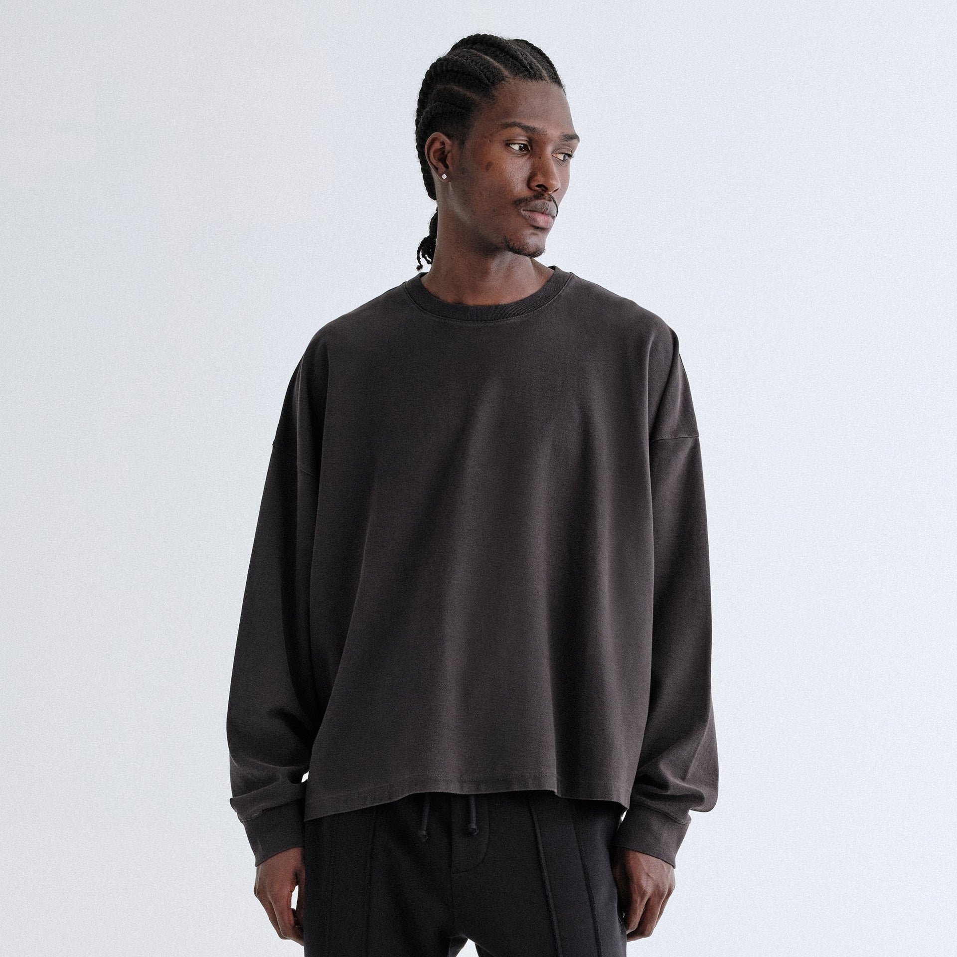 Kith Long Sleeve Lawson Tee - Black