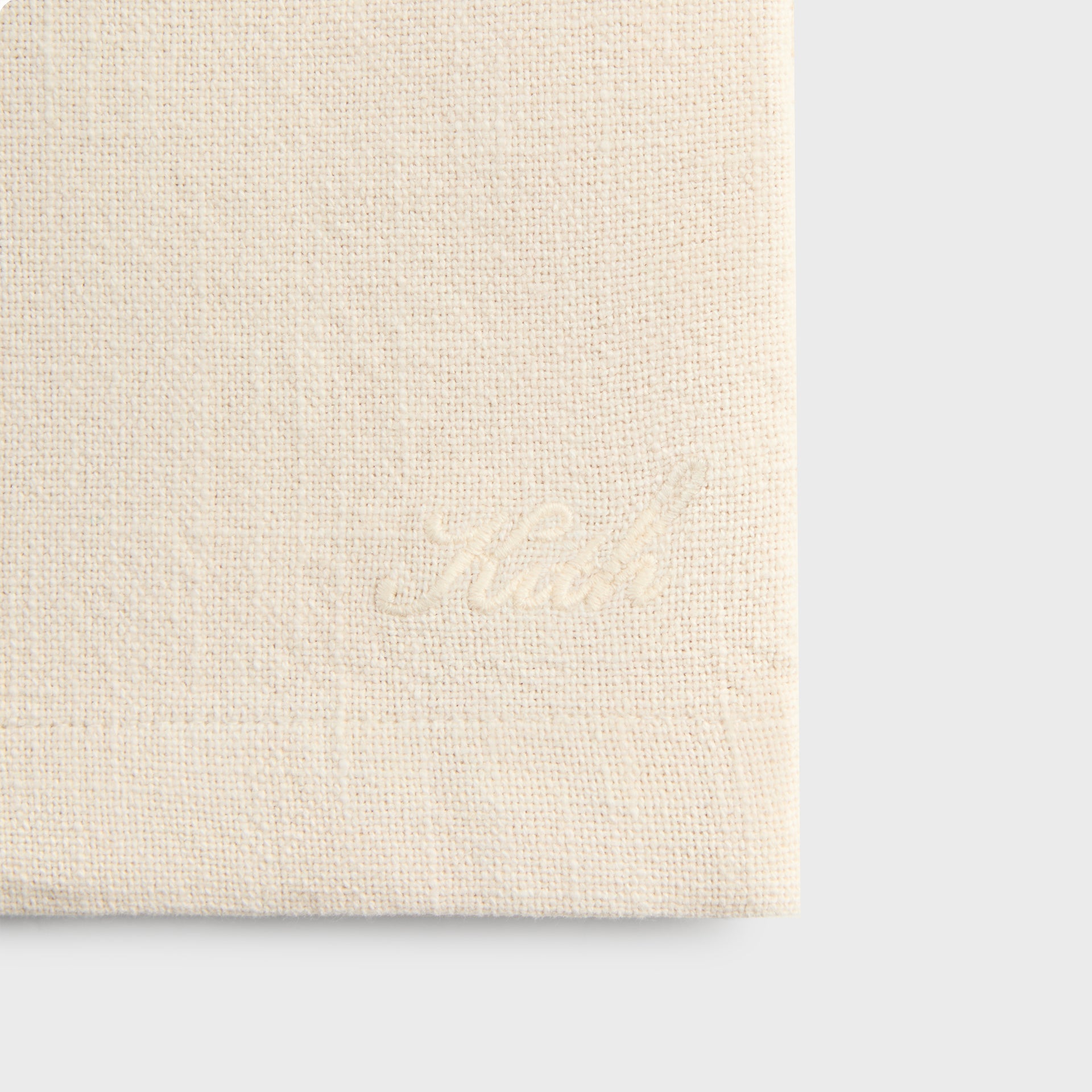 Kith Soft Woven Short Sleeve Glen Pullover - Waffle