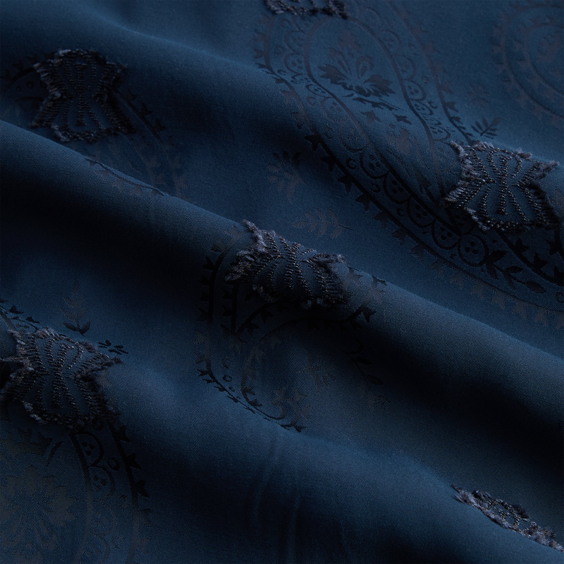 Kith Long Sleeve Thompson Crossover Shirt - Nocturnal