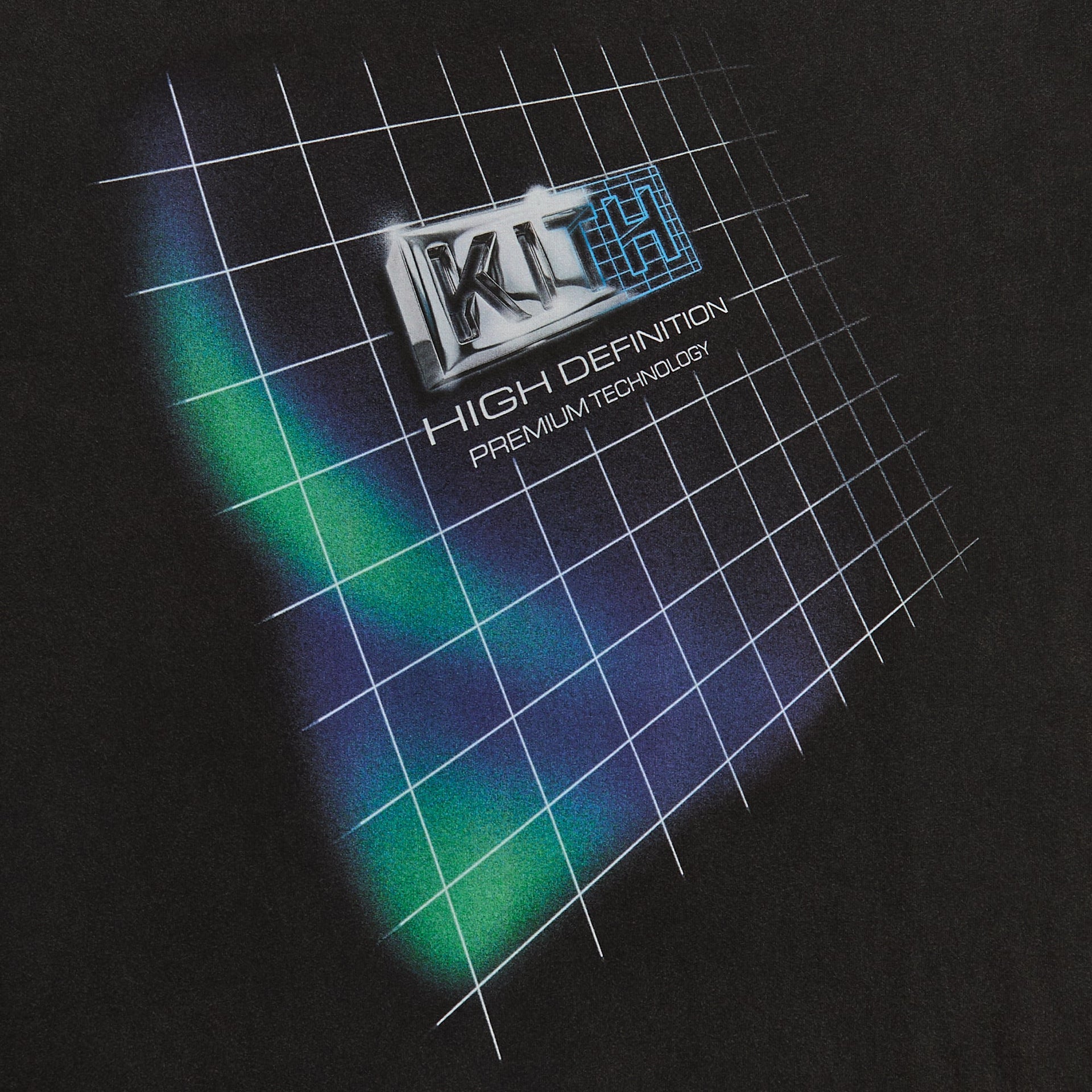 Kith Render Logo Vintage Tee - Black