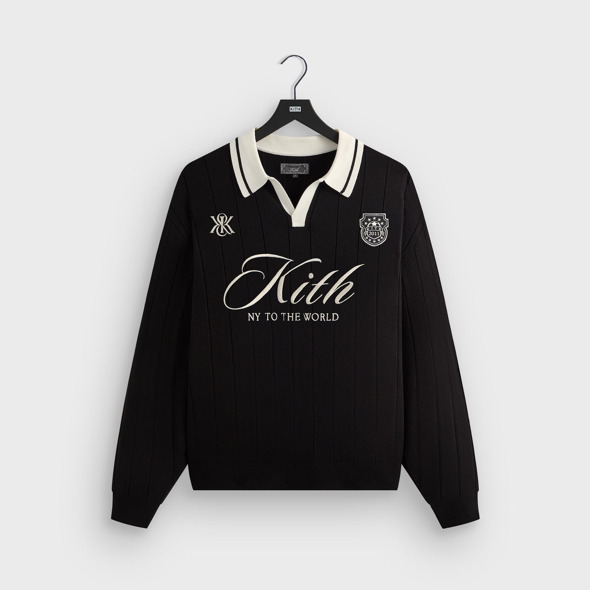 Kith Rugby Pullover Sweater - Black