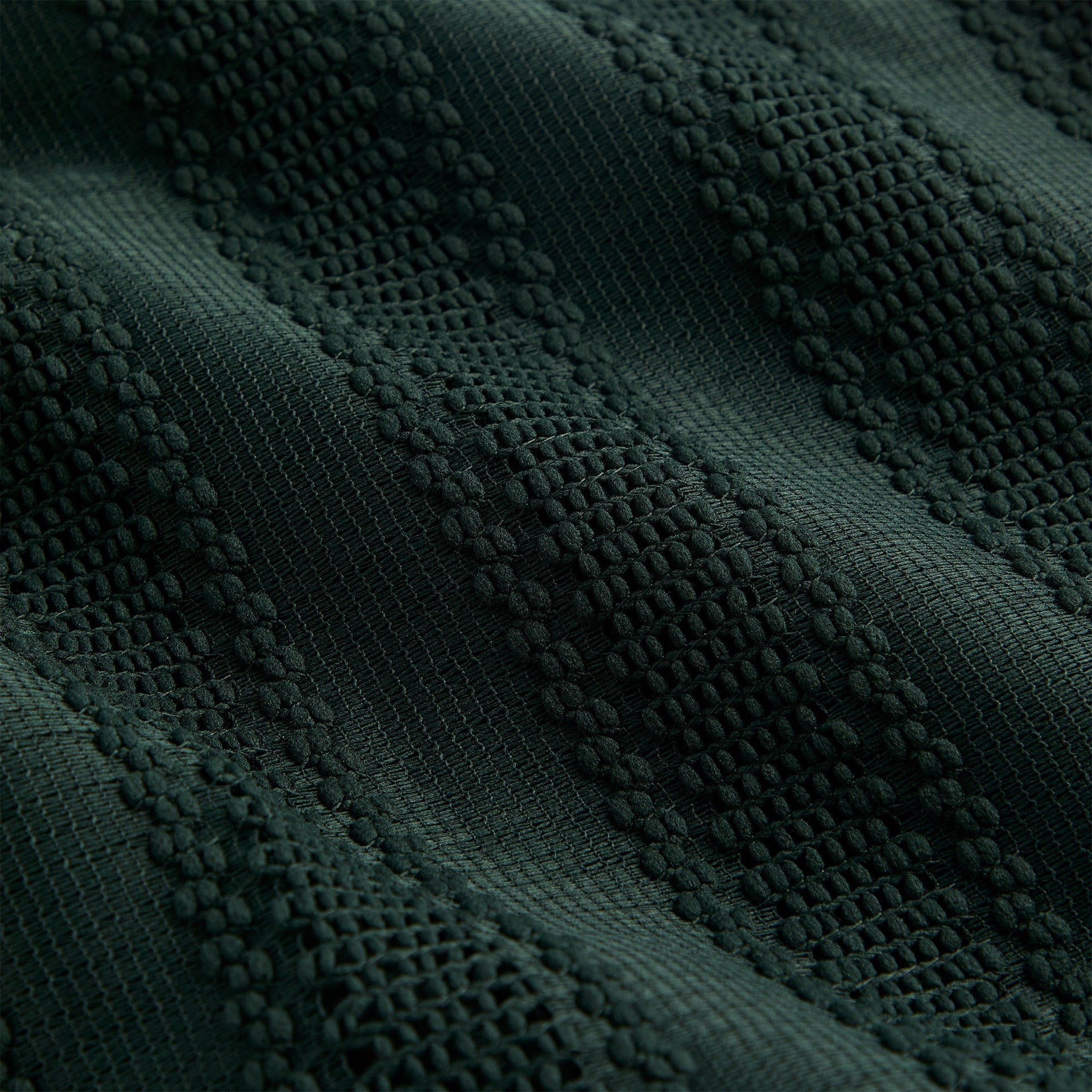 Kith Ladder Lace Long Sleeve Boxy Collared Overshirt - Stadium