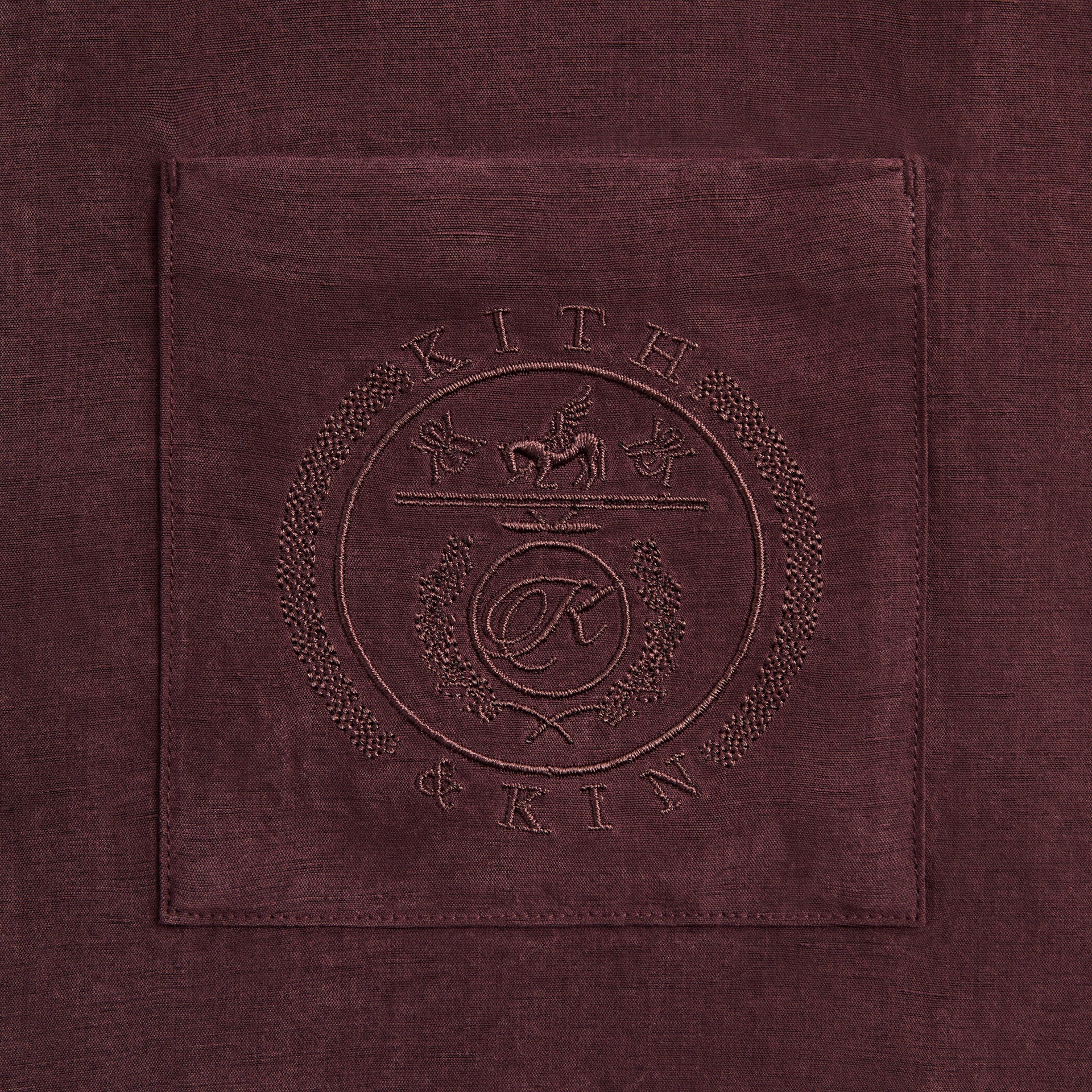 Kith Adonis Camp Collar Shirt - Rich