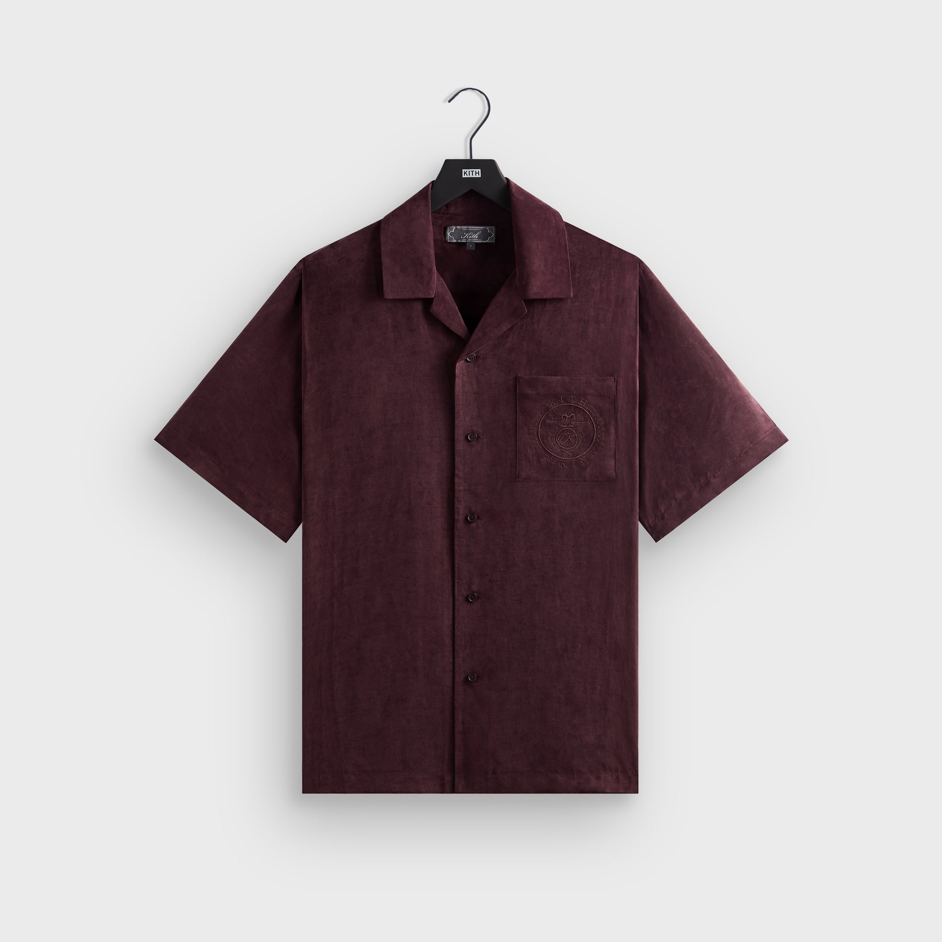 Kith Adonis Camp Collar Shirt - Rich
