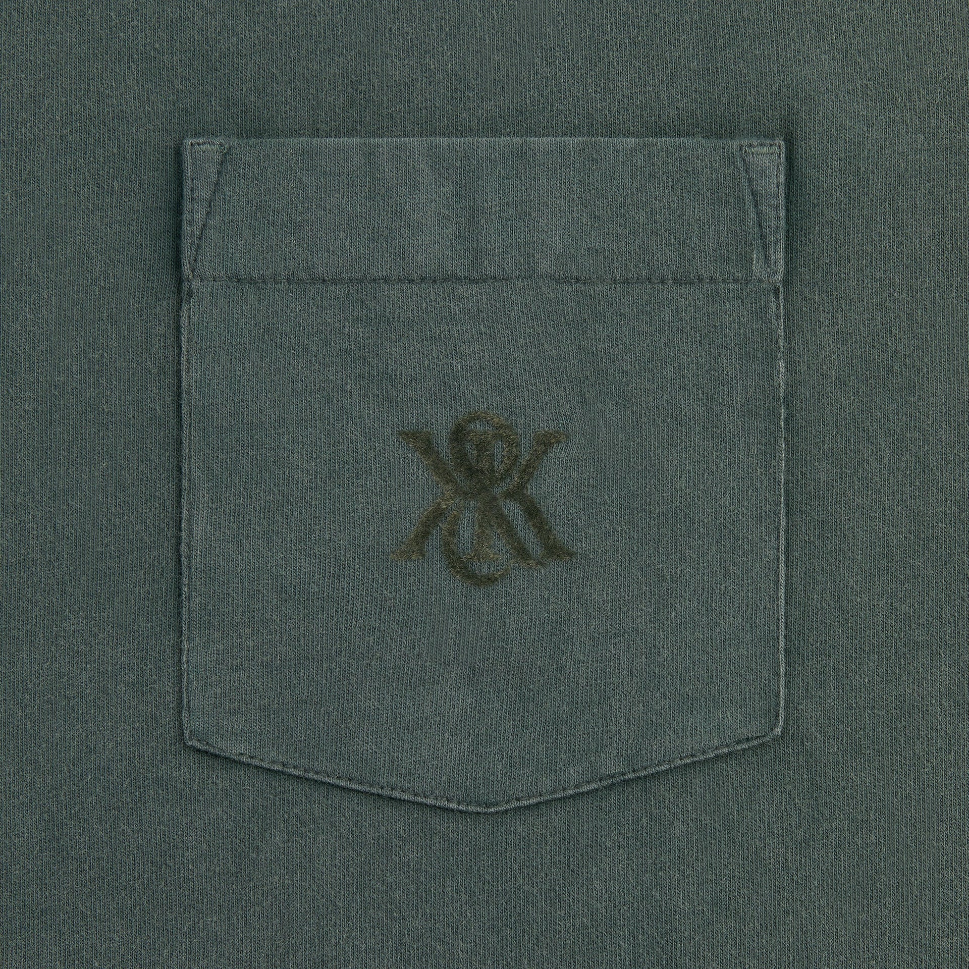 Kith Sueded Jersey Long Sleeve Leonard Pocket Tee - Machine