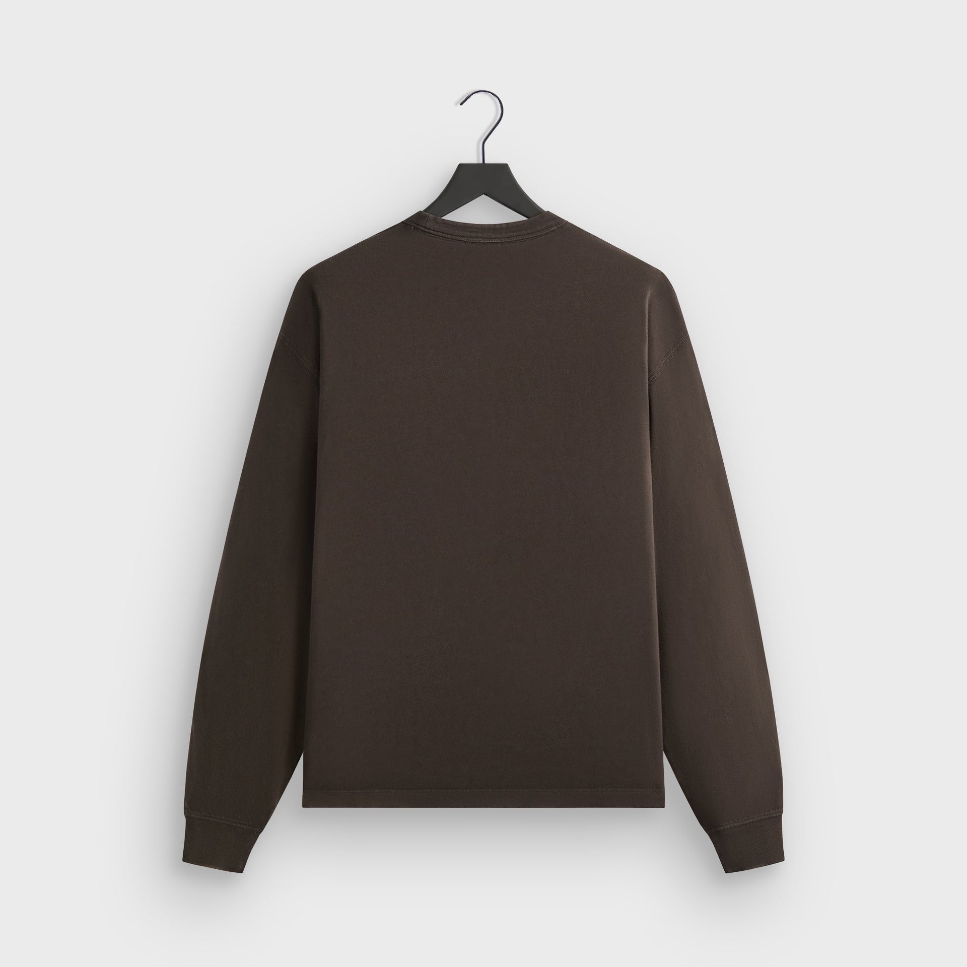 Kith Sueded Jersey Long Sleeve Leonard Pocket Tee - Derby