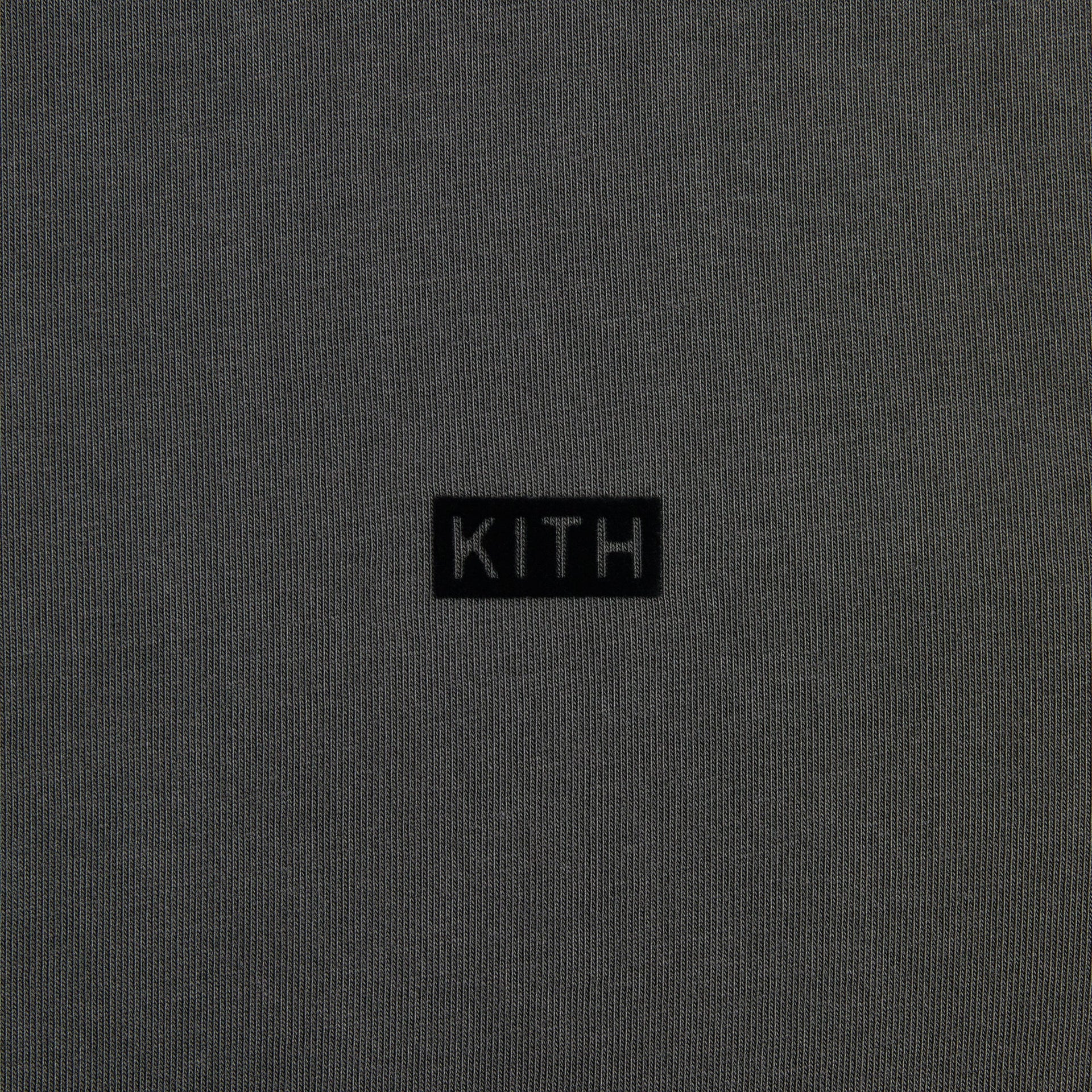 Kith Long Sleeve Mock Neck LAX Tee - Carbon