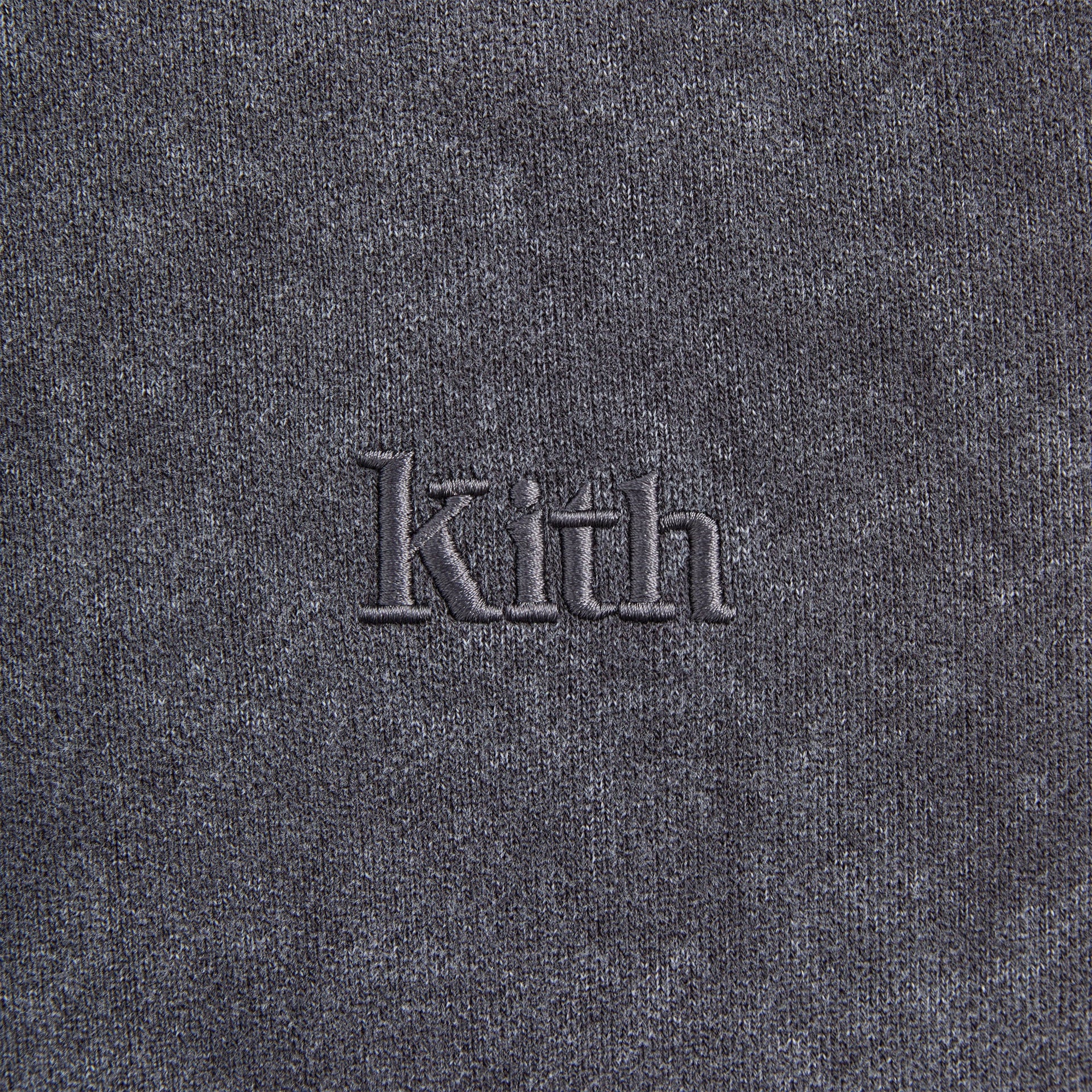 Kith Antique Wash Full Zip Nelson Hoodie - Black
