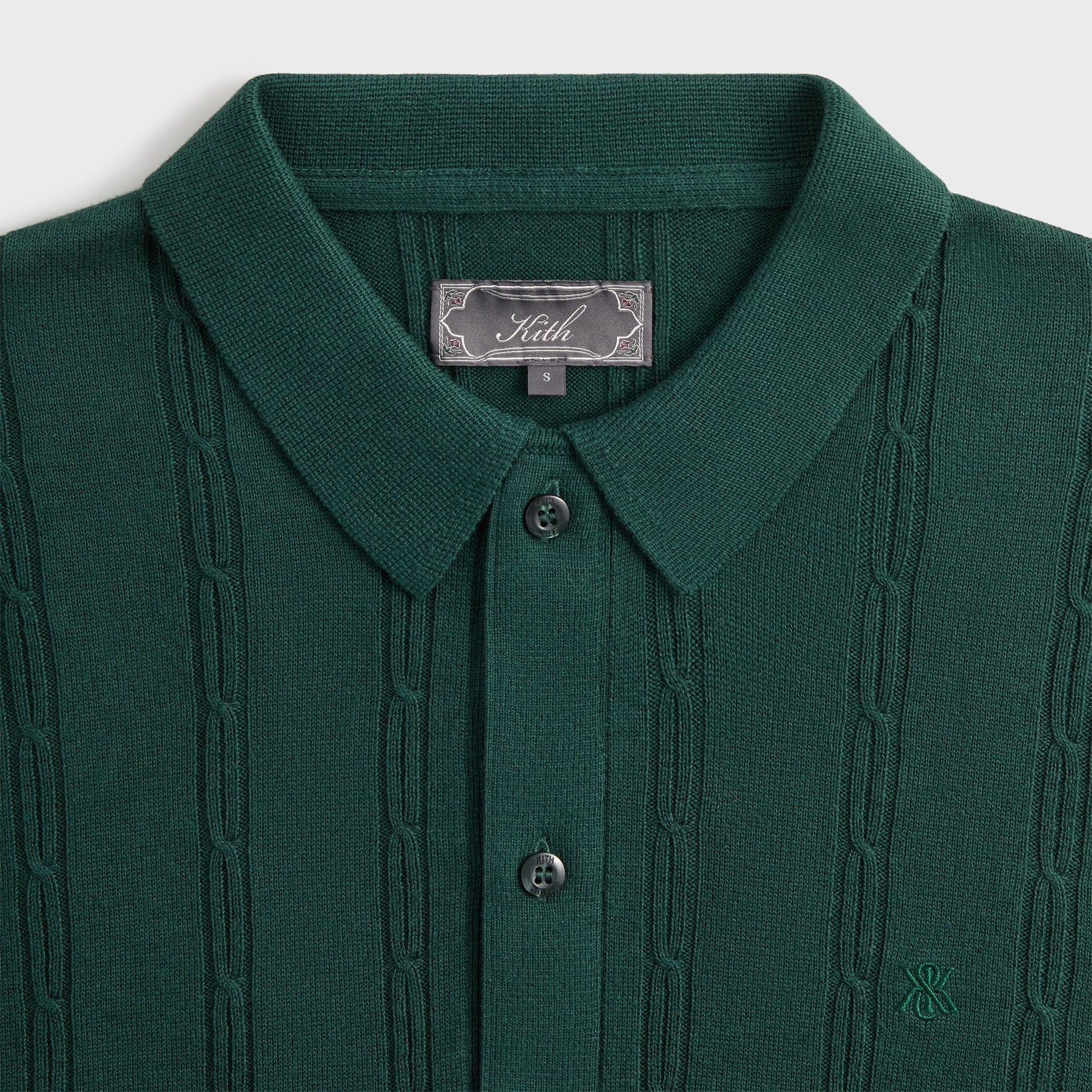 Kith Long Sleeve Tilden Button Up - Stadium
