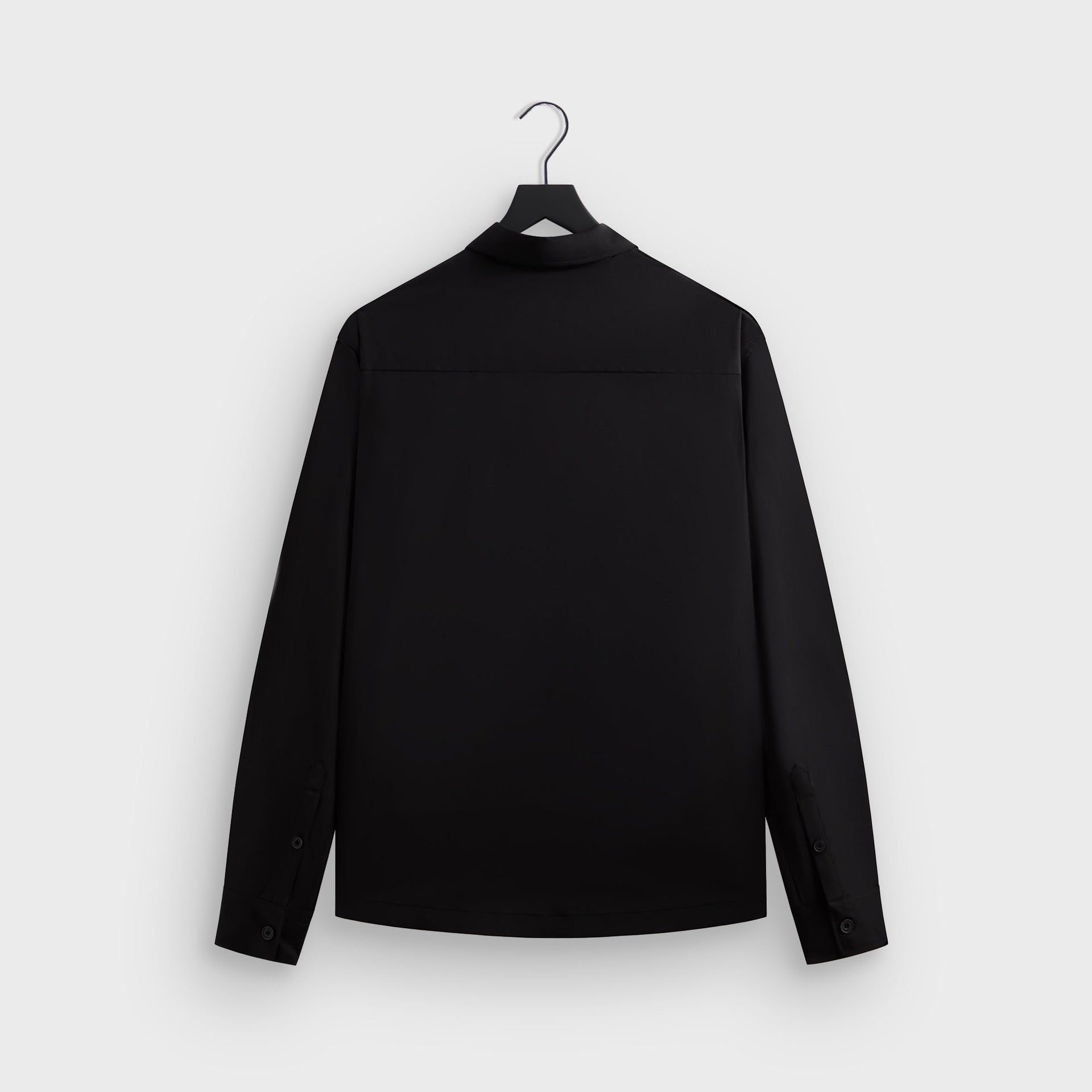 Kith Tropical Wool Marquis Zip Up Shirt - Black