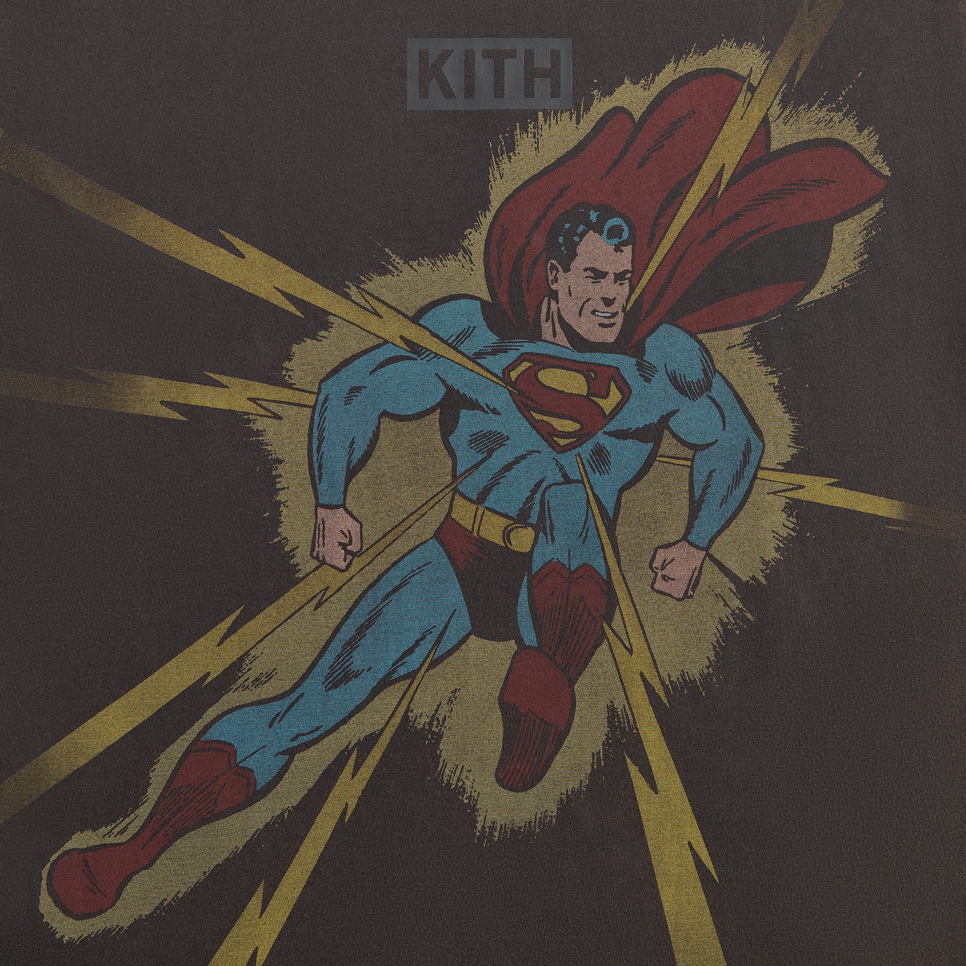 Superman | Kith Lightning Bolt Tee - Black