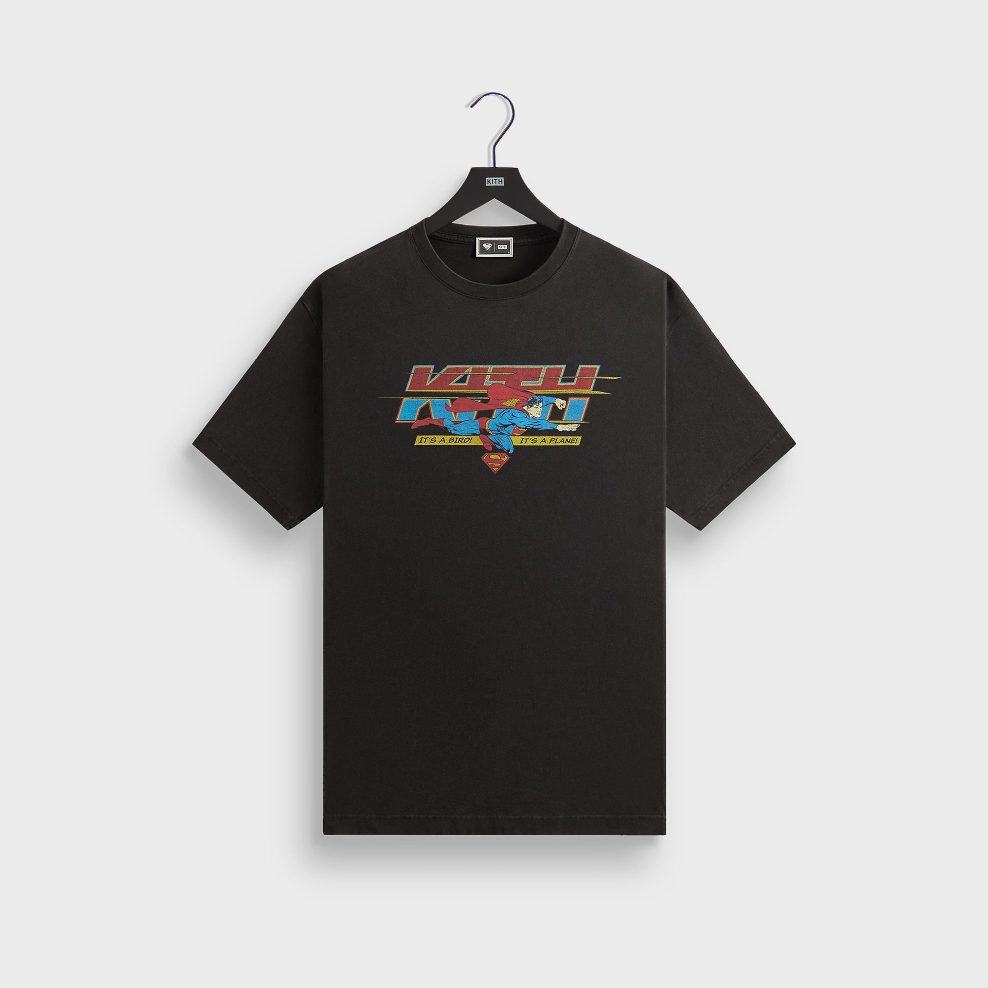 Superman | Kith It's a Bird Vintage Tee - Black