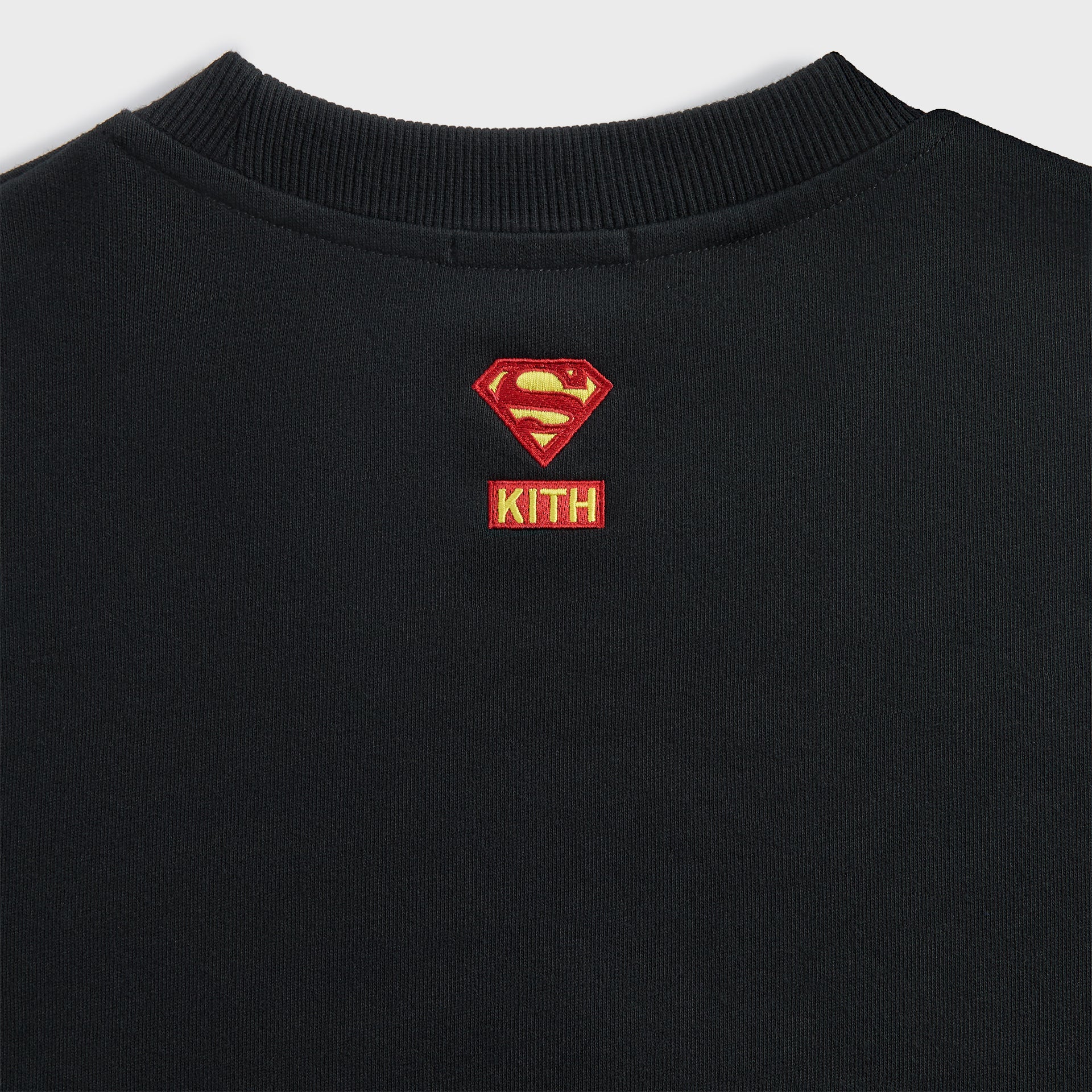 Superman | Kith Kryptonite Nelson Crewneck - Black