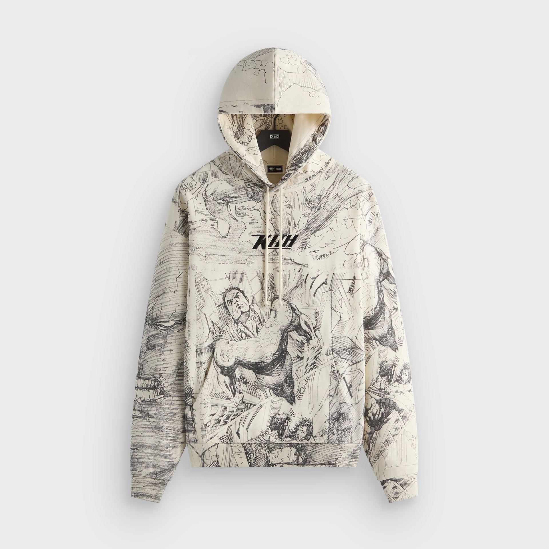 Superman | Kith Sketch Nelson Hoodie - Sandrift