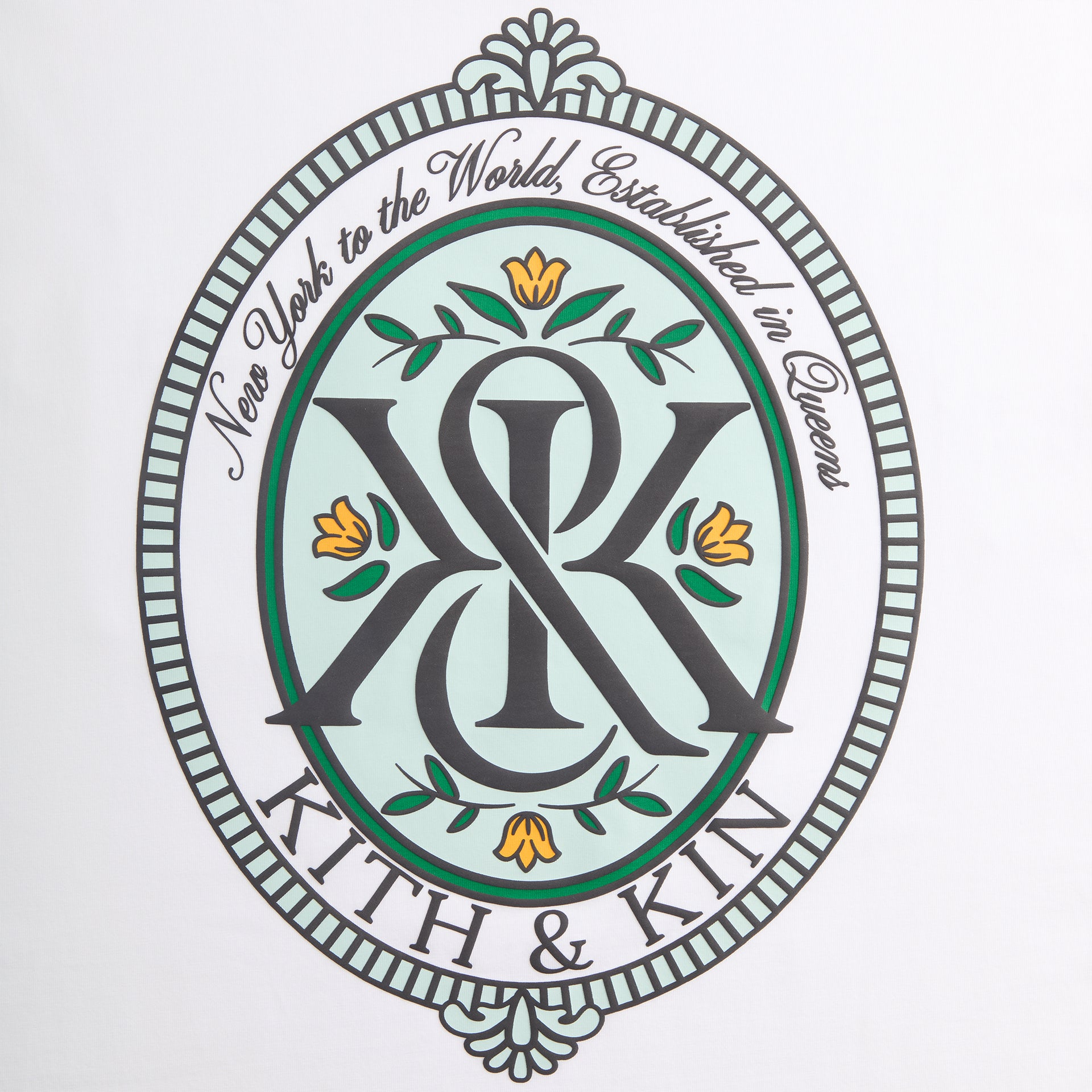 Kith Queens Crest Tee - White