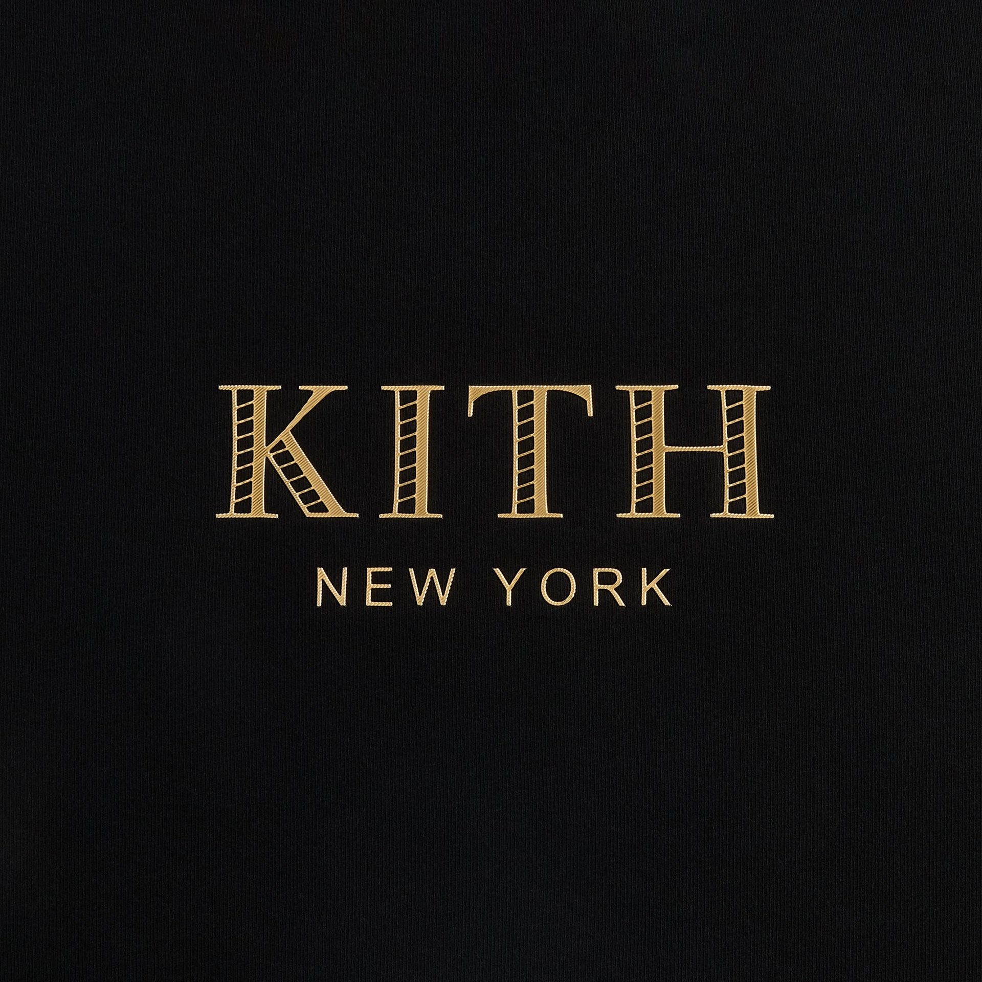 Kith New York Gilded Nelson Crewneck - Black