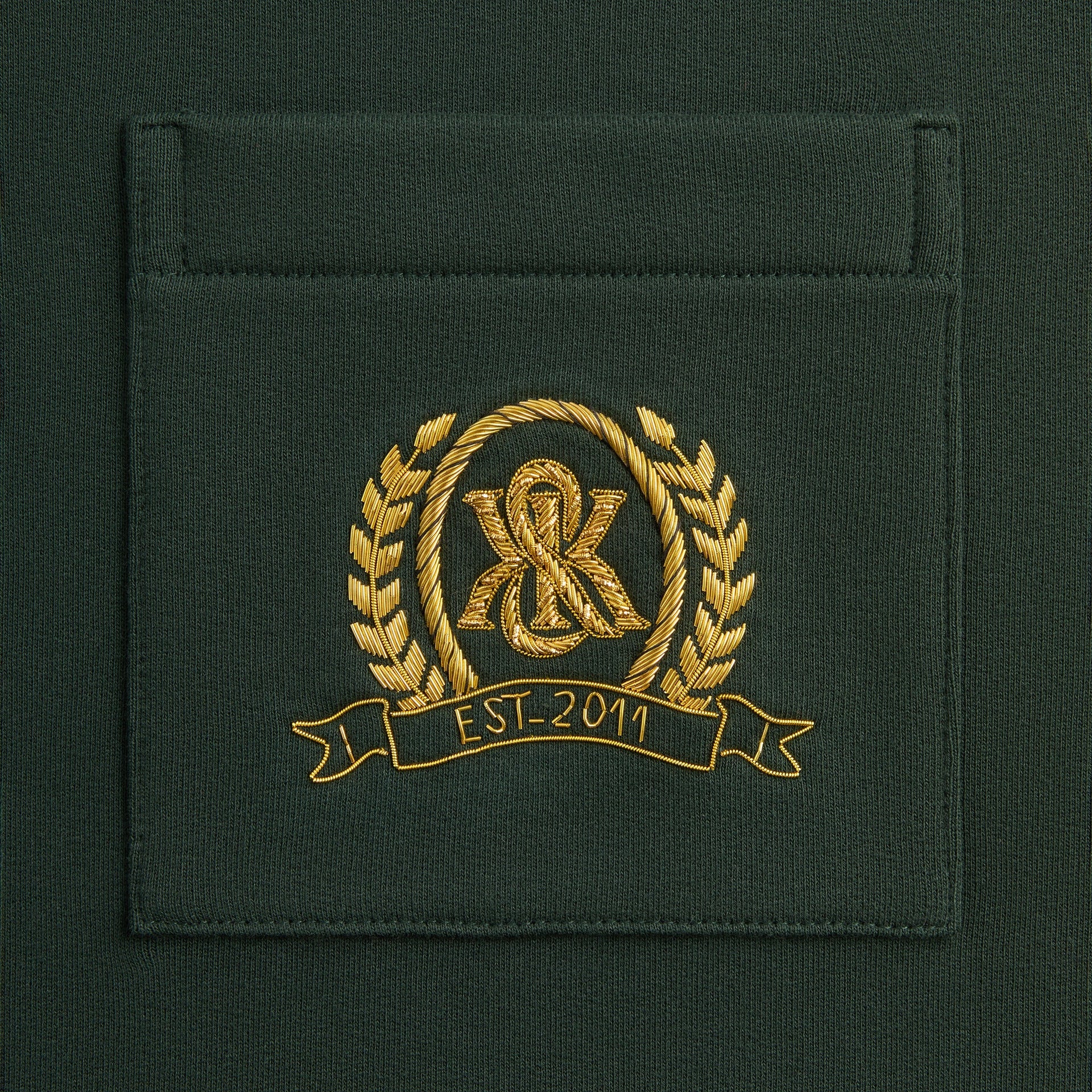 Kith & Kin Crest Gilded Crest Collared Rugby - Stadium