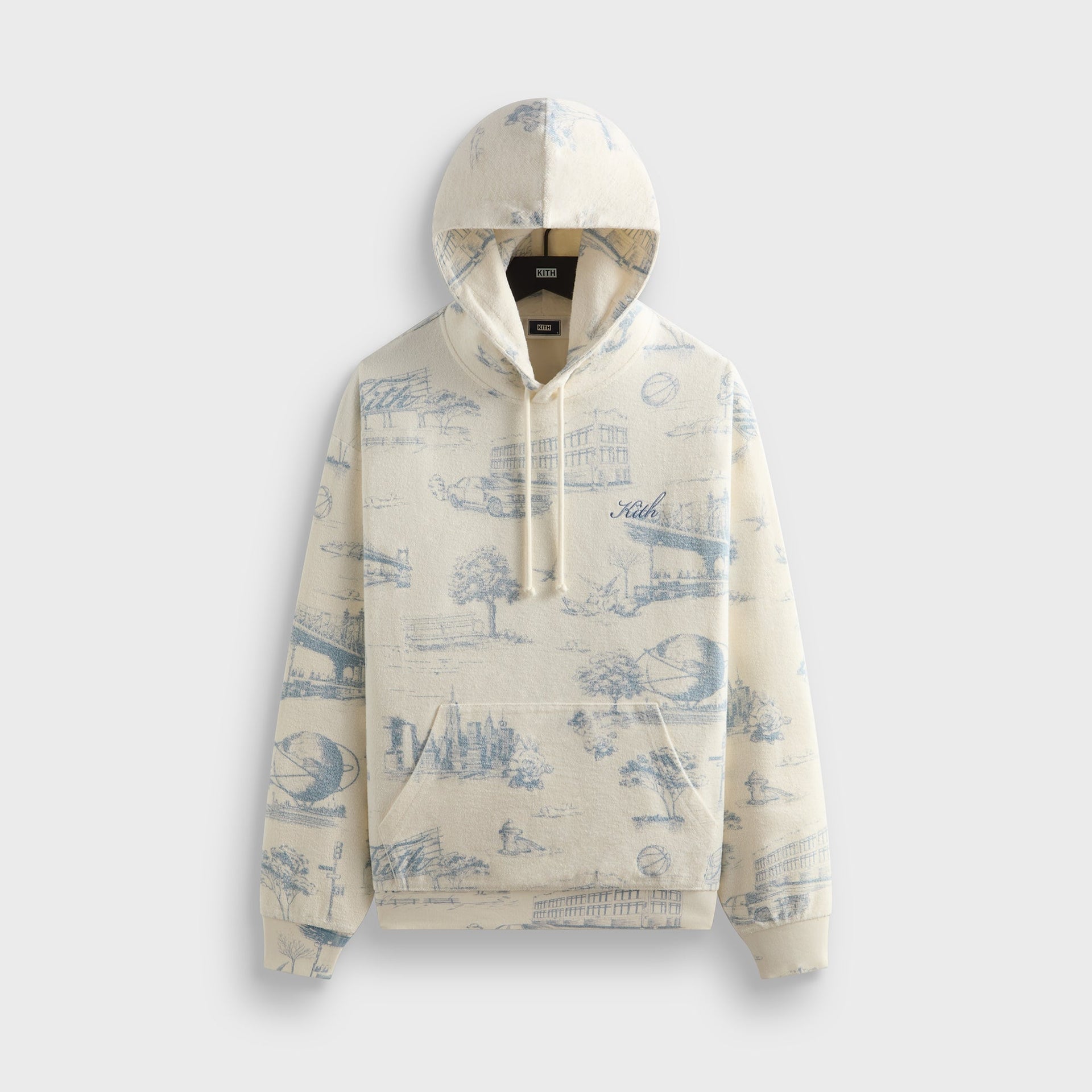 Kith New York Toile Nelson Hoodie - Sandrift