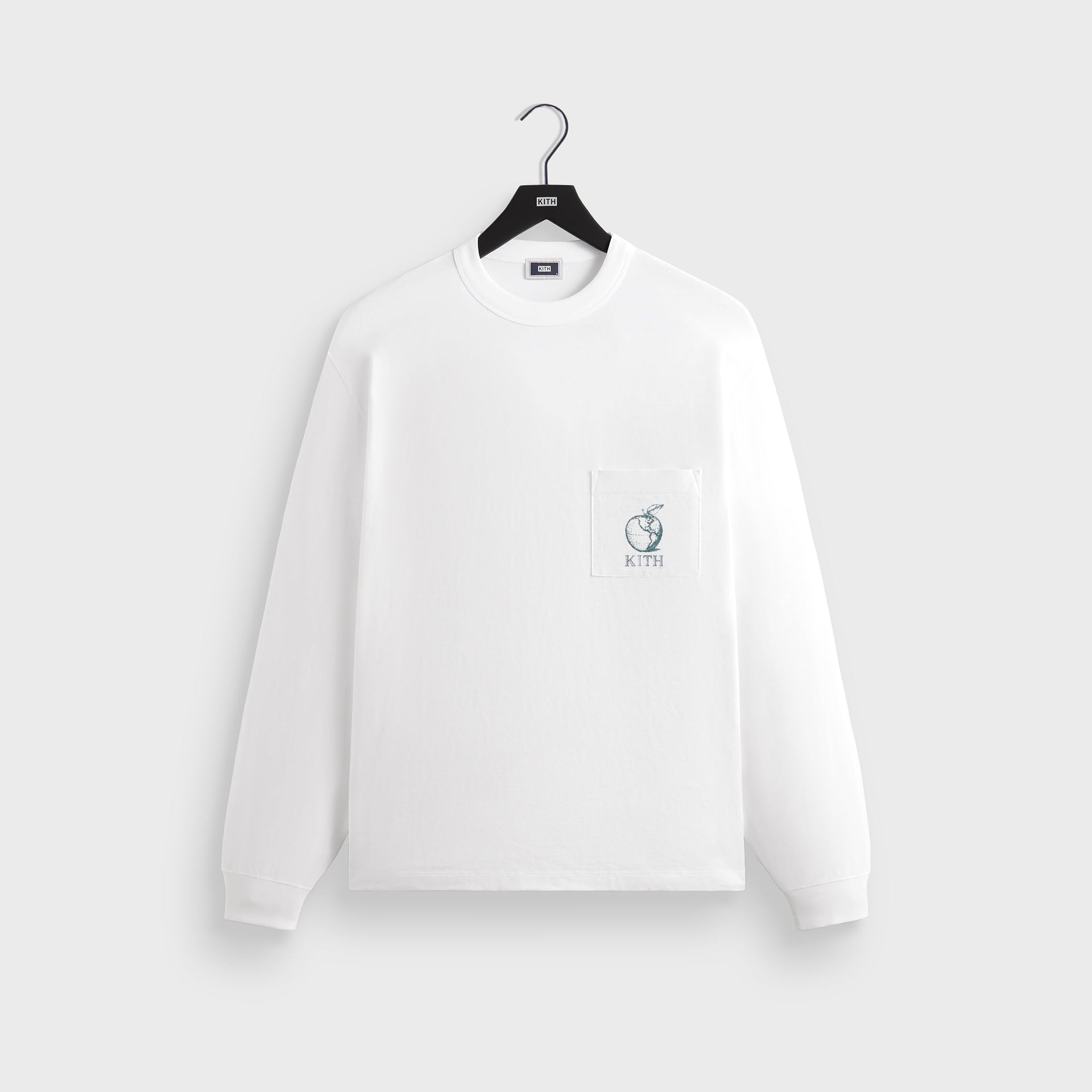 Kith & Kin Universal Apple Long Sleeve Tee - White