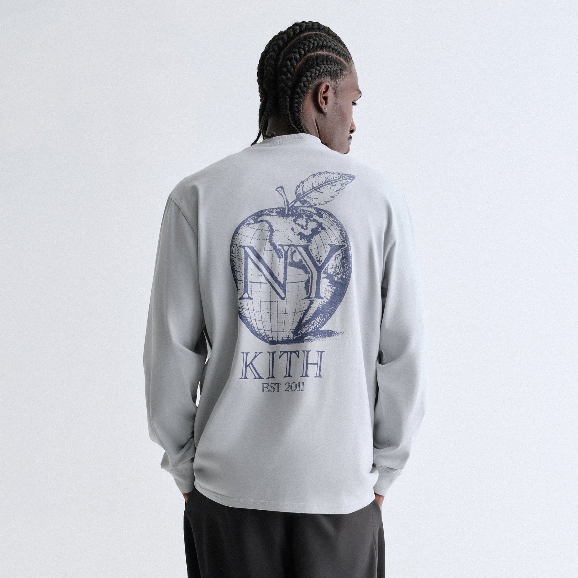 Kith & Kin Universal Apple Long Sleeve Tee - Mist
