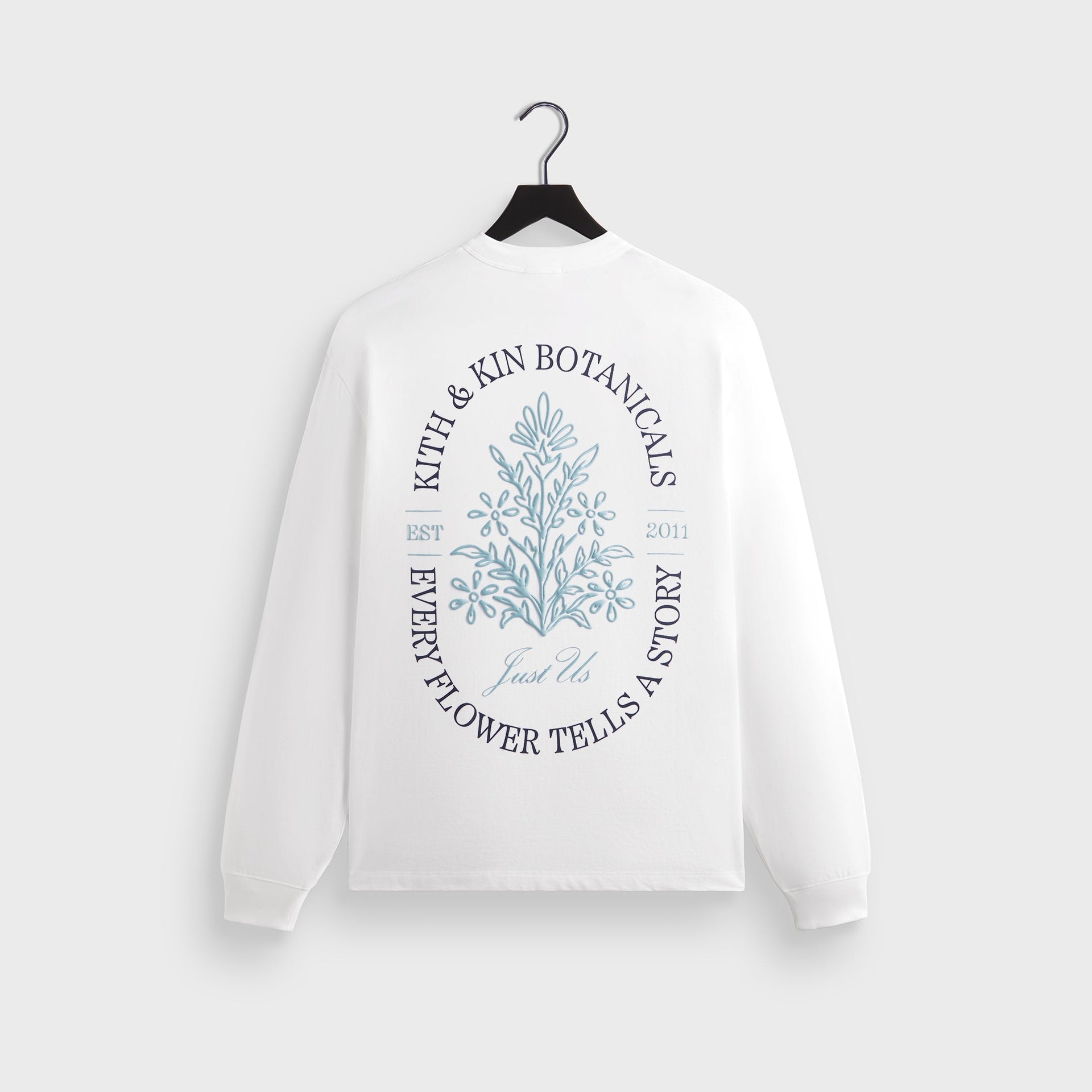 Kith & Kin Botanical Long Sleeve Tee - White