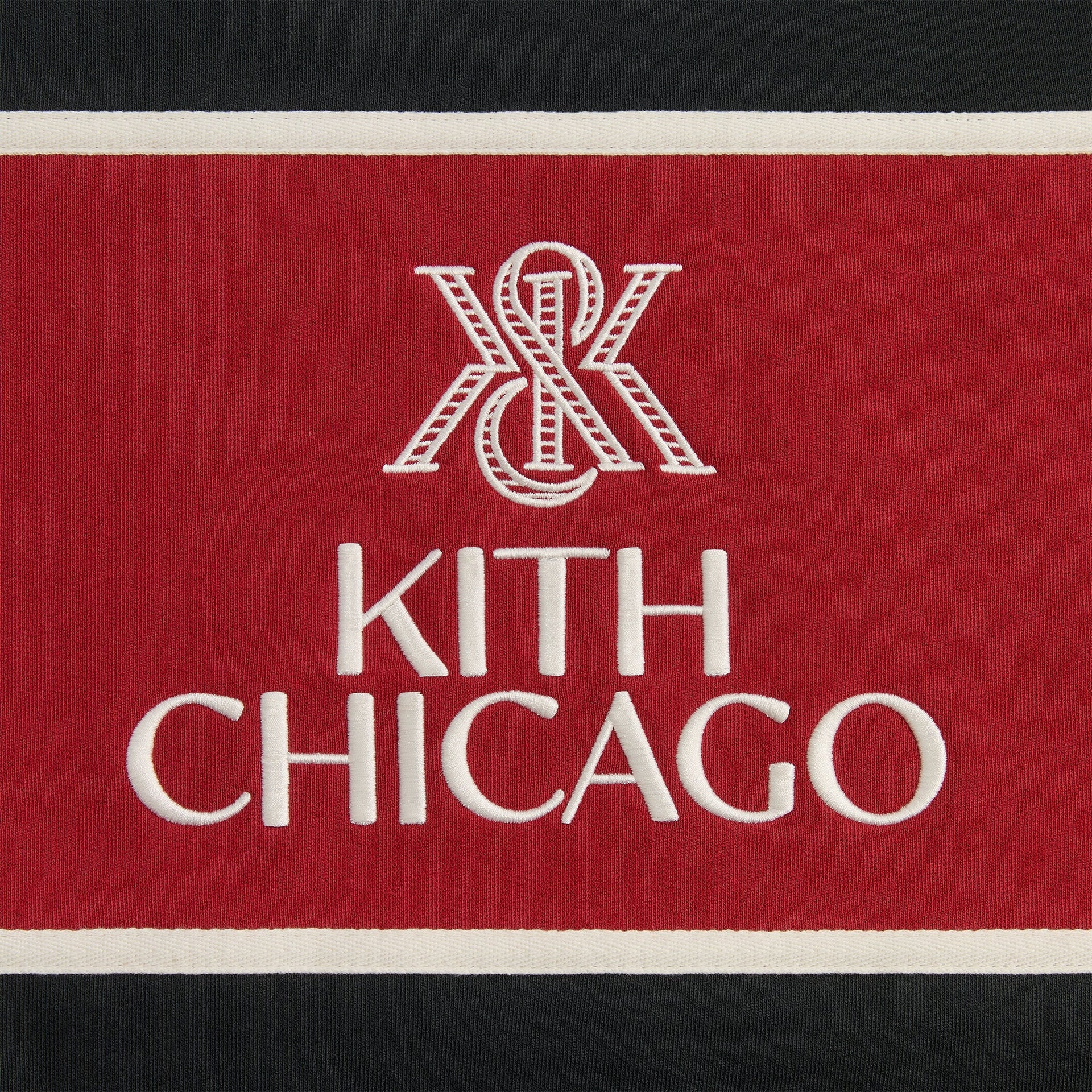 Kith Chicago Panelled Nelson Crewneck - Black