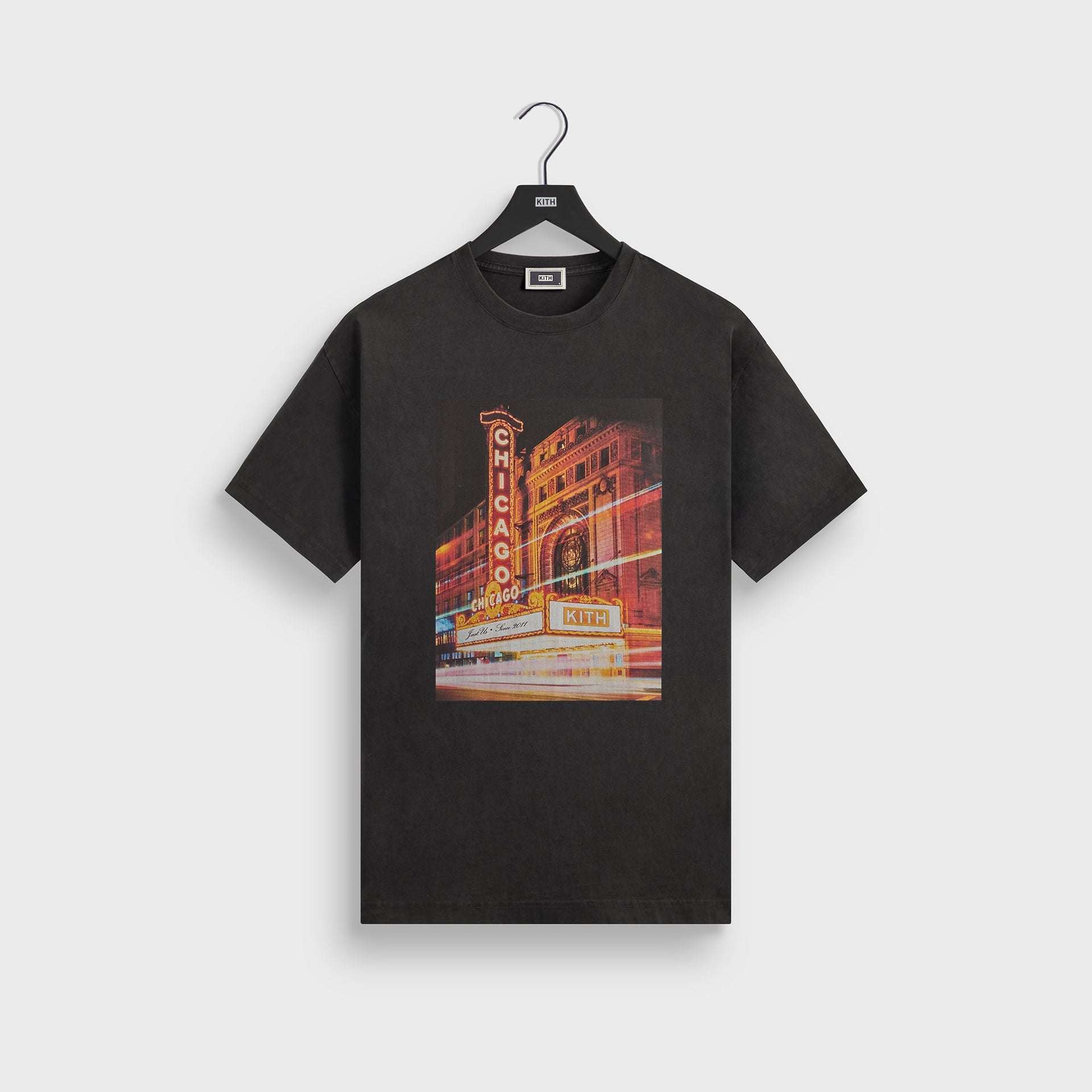 Kith Chicago Lights Vintage Tee - Black