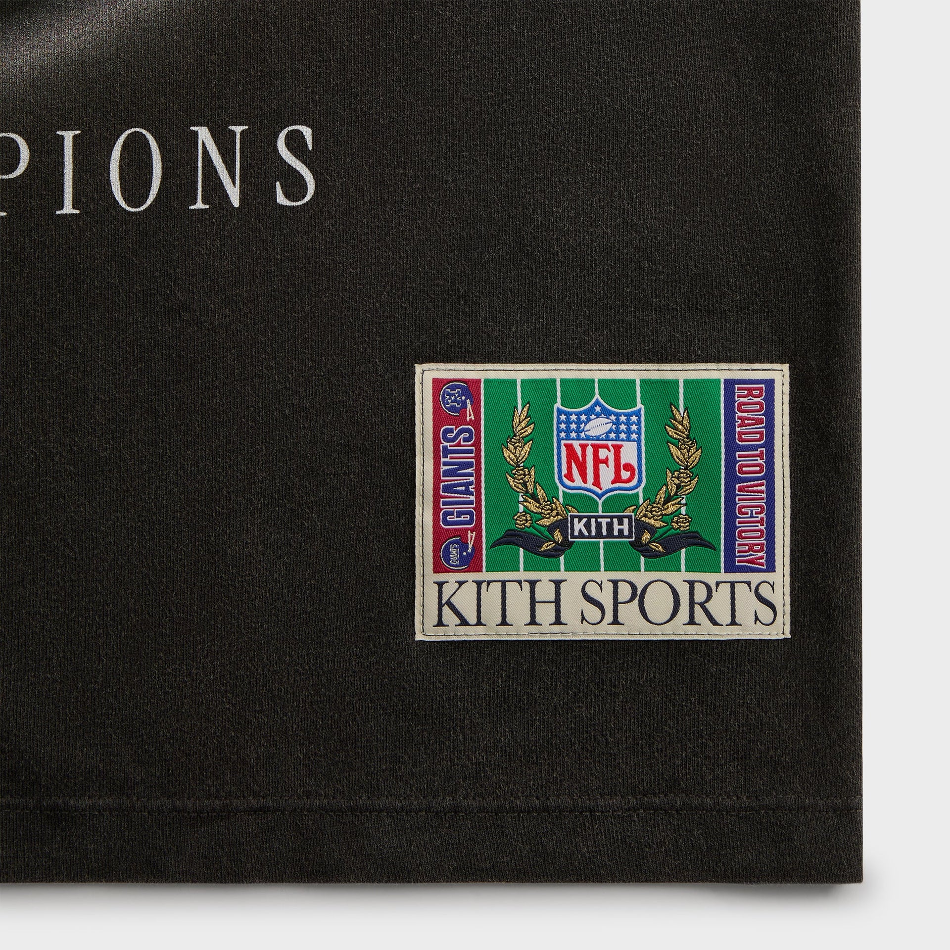 Kith for the NFL New York Giants Ring Vintage Jones Tee - Black