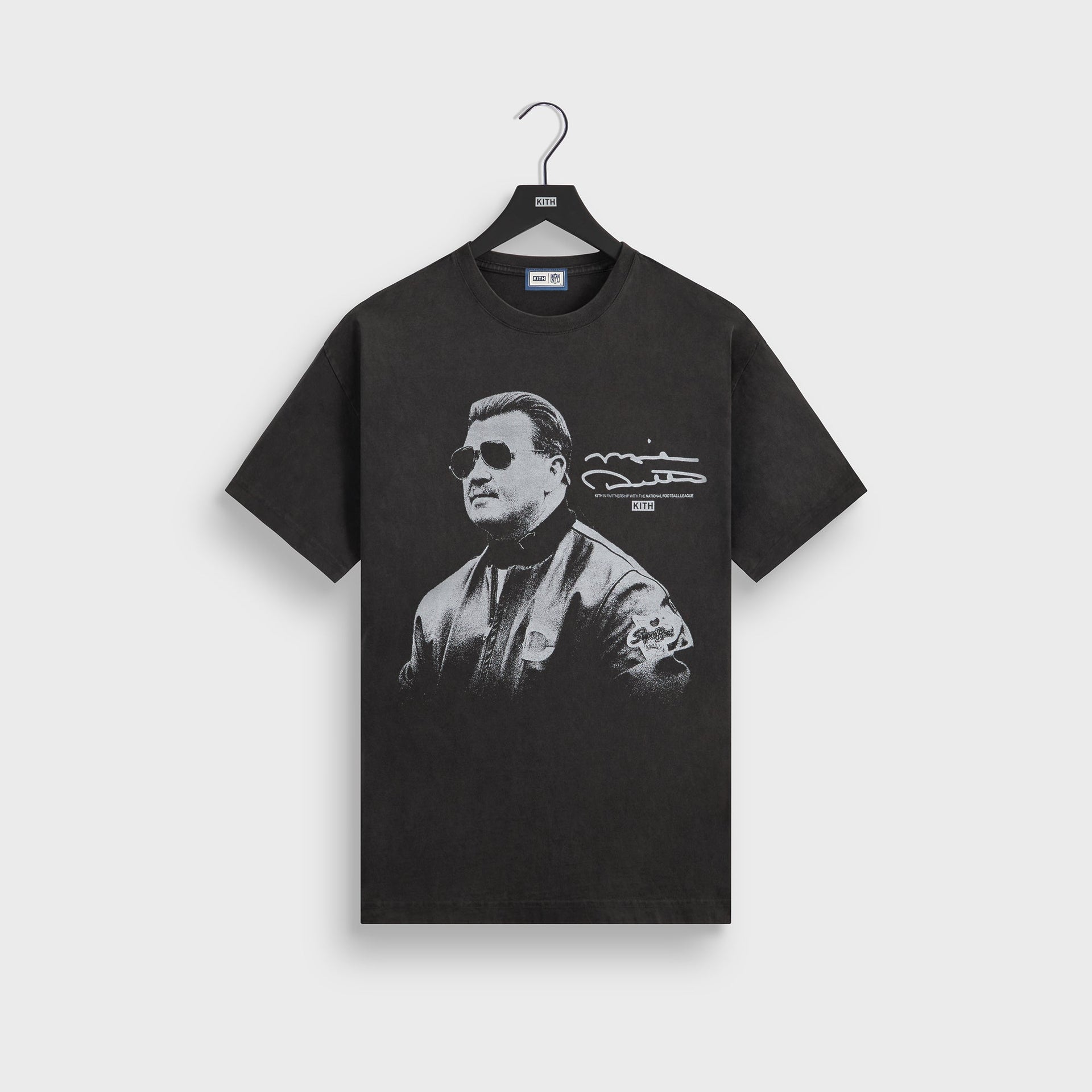 Kith for the NFL Mike Ditka Vintage Jones Tee - Black