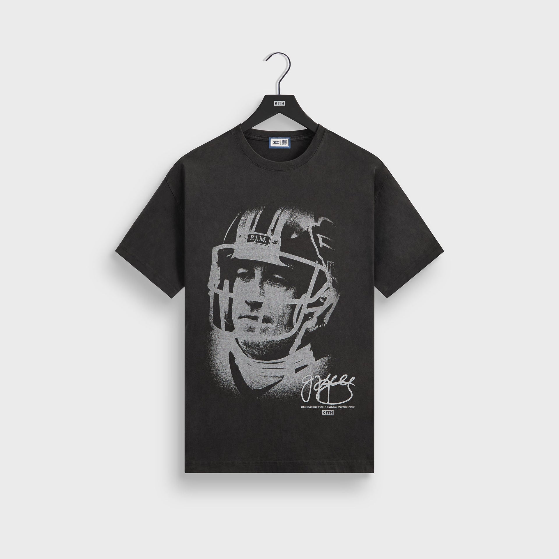 Kith for the NFL Jim Kelly Vintage Jones Tee - Black