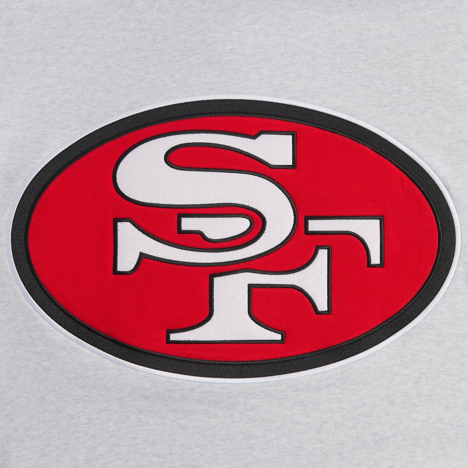 Kith for the NFL San Francisco 49ers Faithful Vintage Hoodie - Light Heather Grey