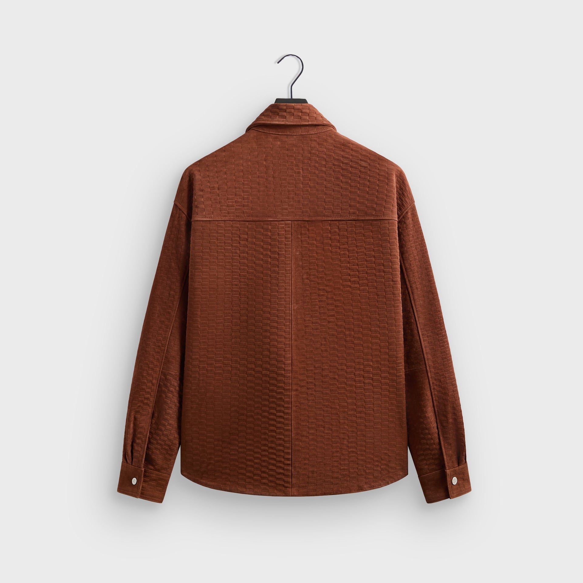 Kith Monogram Suede Apollo II Shirt - Walnut