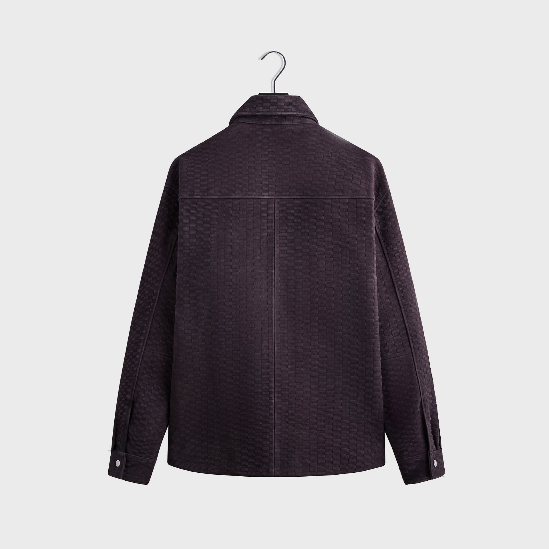 Kith Monogram Suede Apollo II Shirt - Belladonna