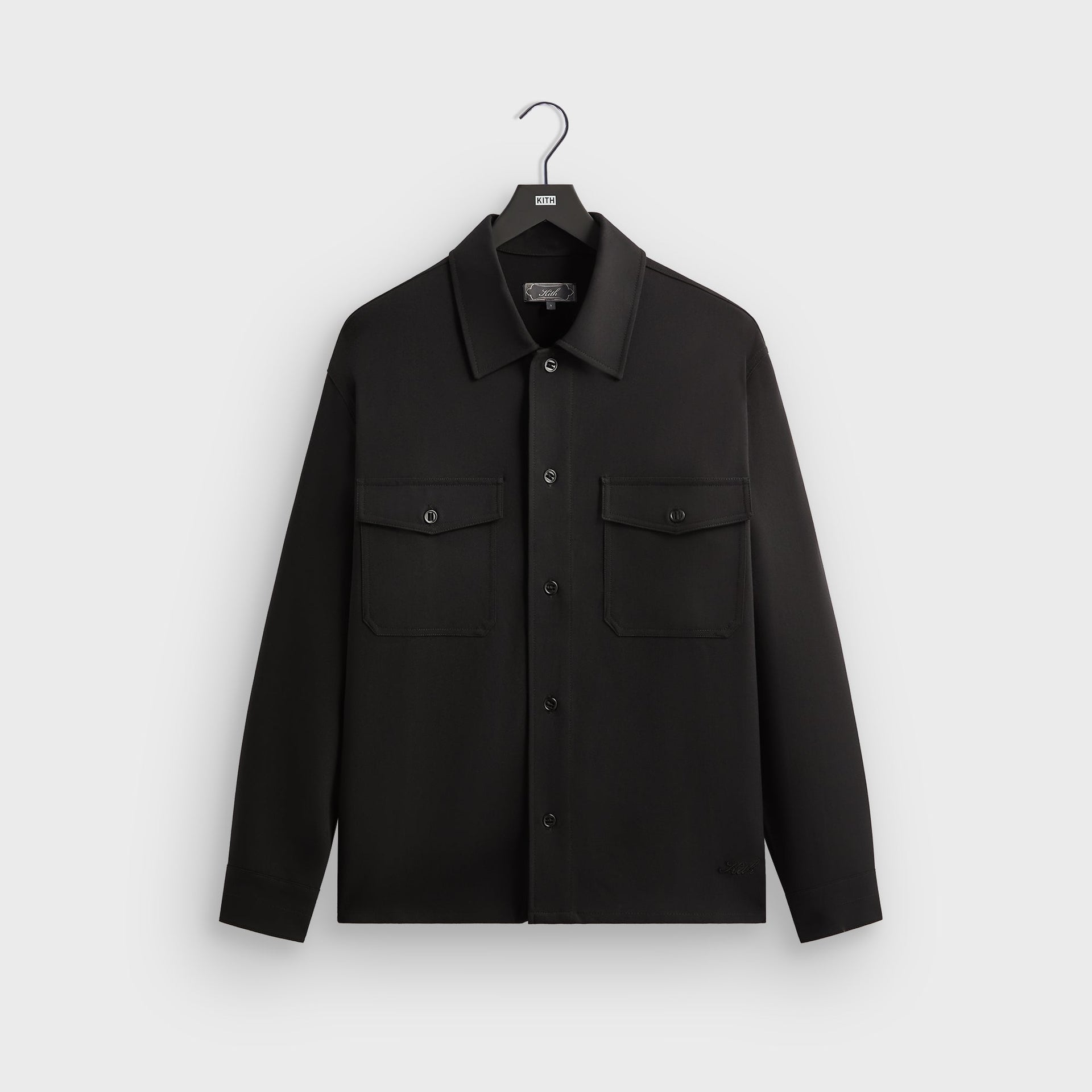 Kith Midweight Double Weave Ace Shirt - Black