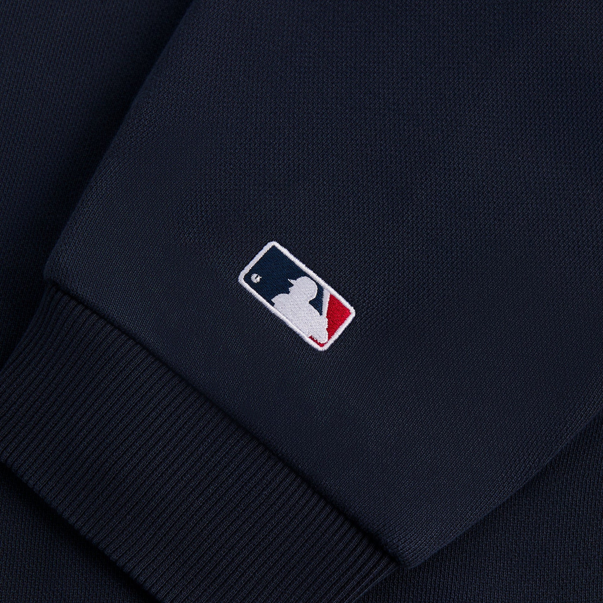 Kith for the New York Yankees Plush Fleece Cropped Braxton Hoodie - Nocturnal